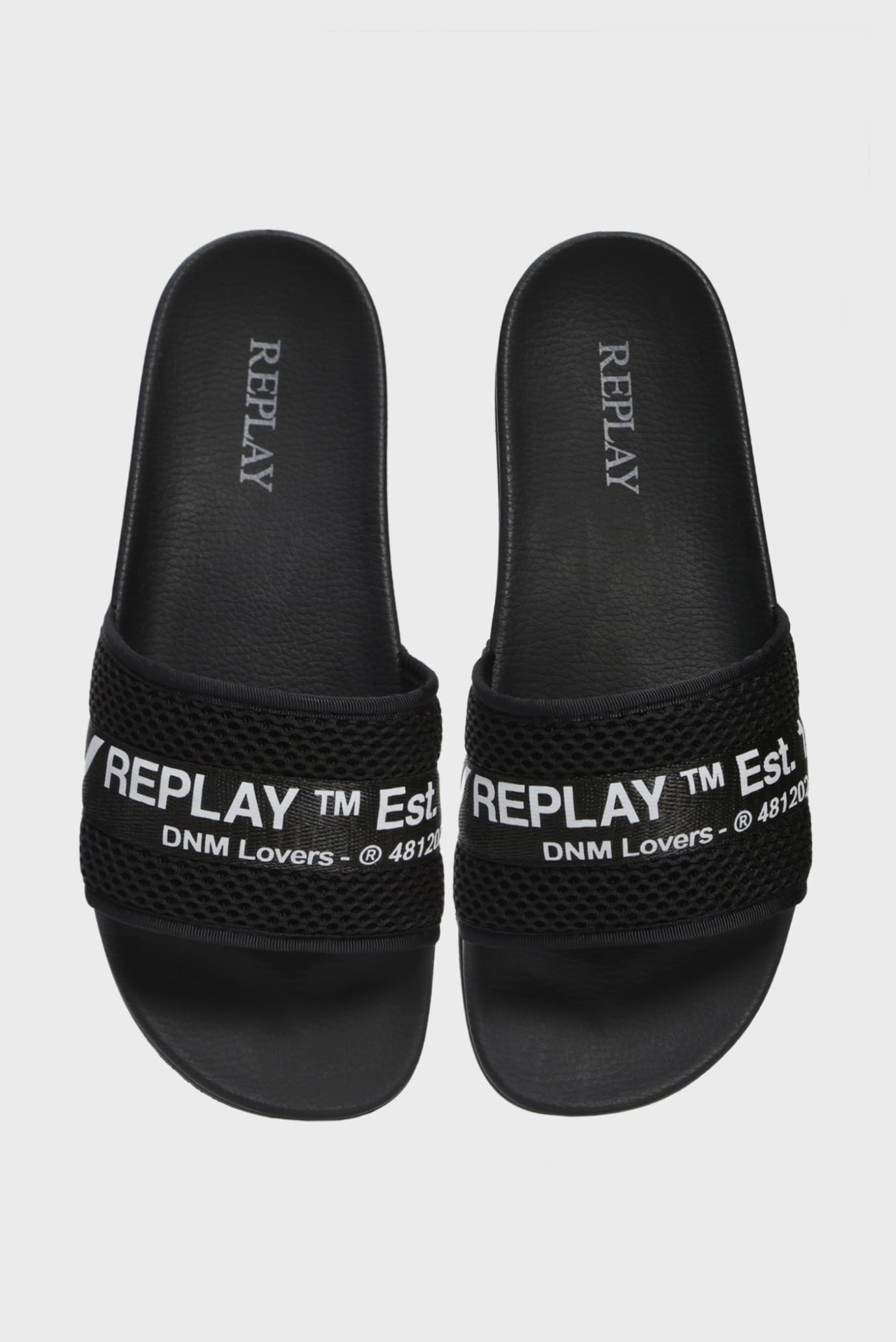 Мужские черные слайдеры MEAD 8
