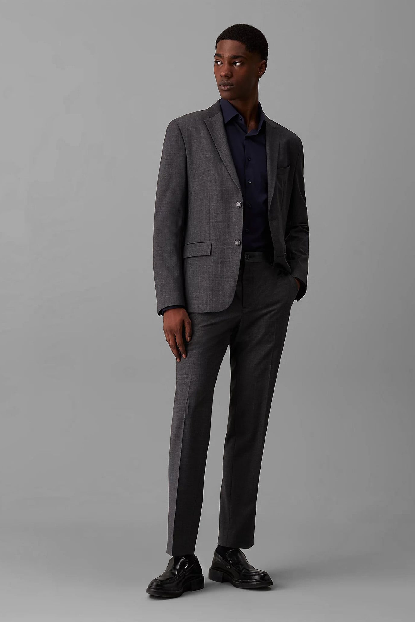 Рубашка POPLIN STRETCH FITTED SHIRT 4