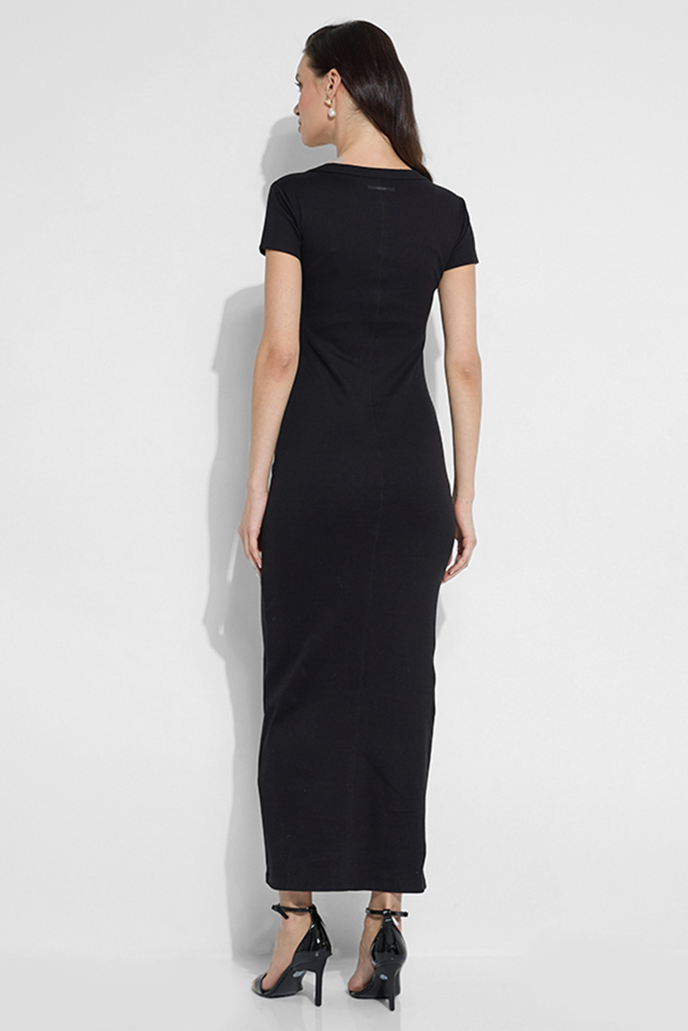 Платье COTTON RIB SS ANKLE DRESS 3