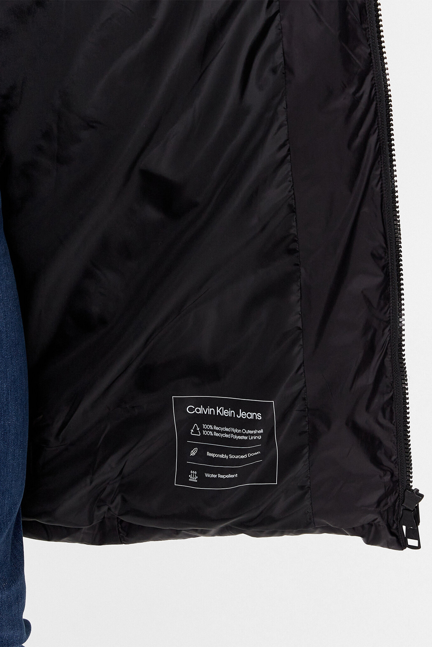 Мужской черный пуховик ESSENTIALS DOWN LONG PARKA 6