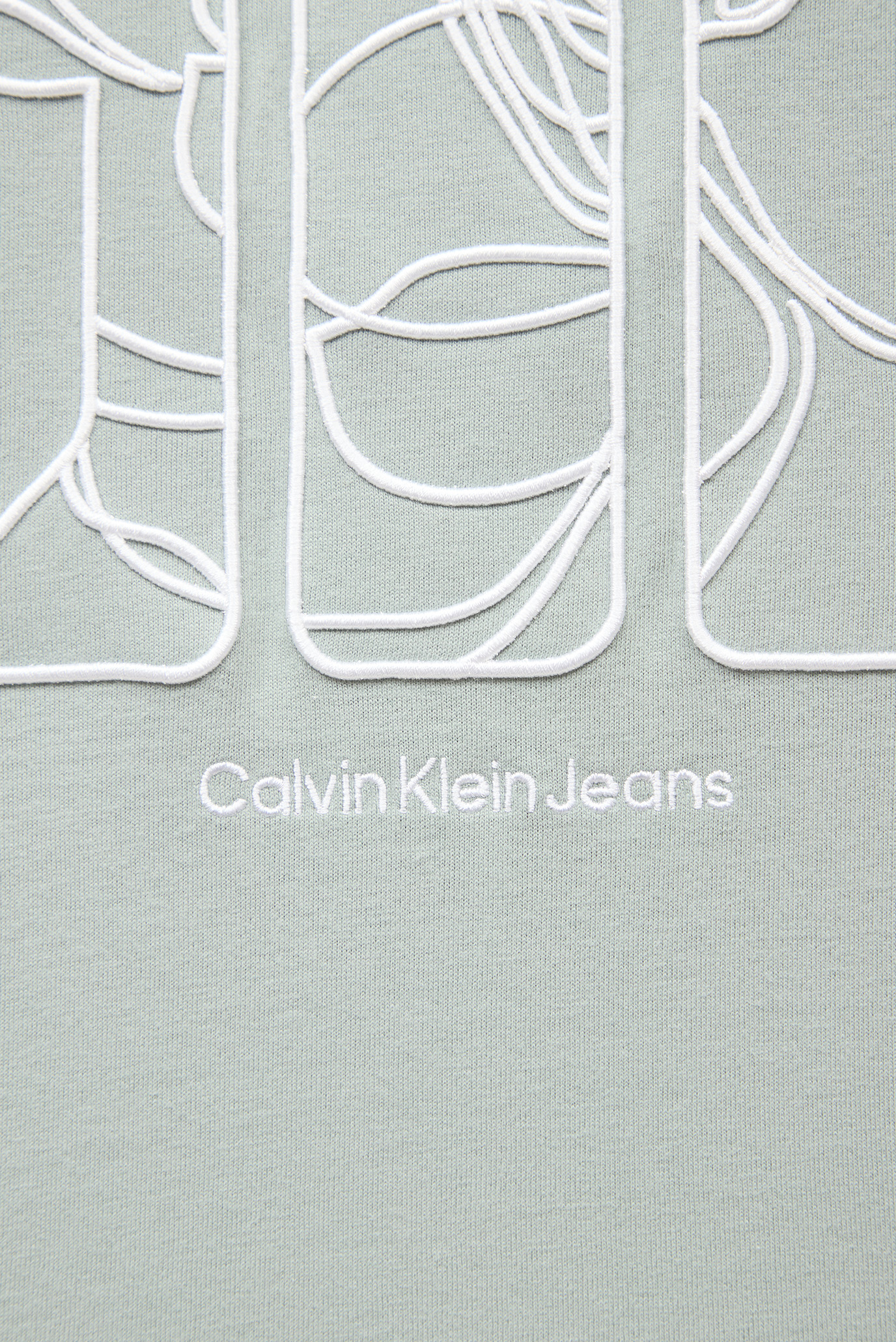 Женская мятная футболка EMBROIDERED AW RELAXED TEE 3