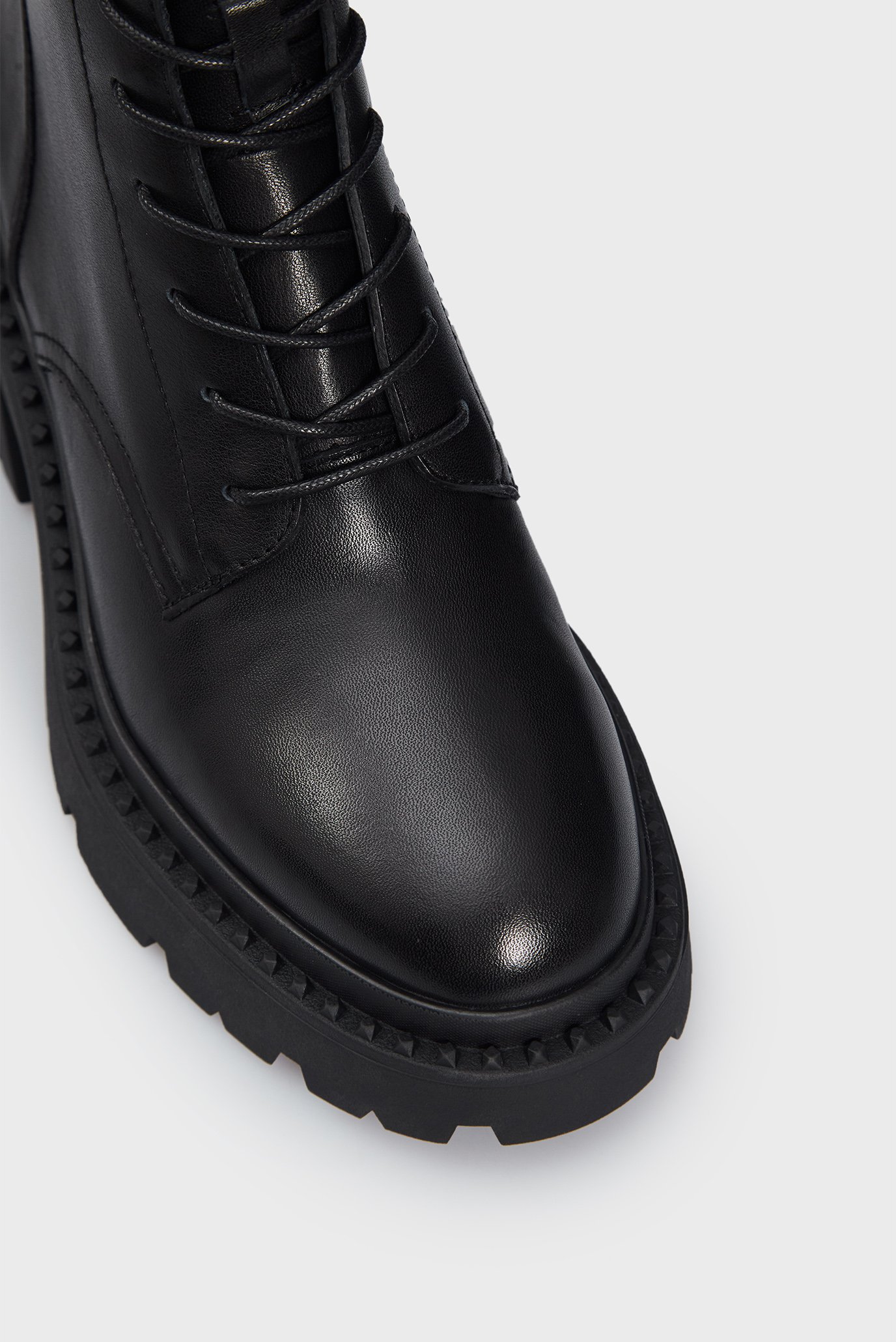 Женские черные кожаные ботильоны Nolina 4