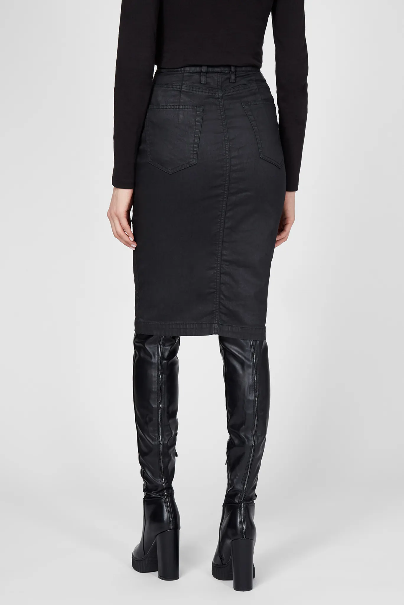 Женская черная юбка D-ELBEE-NE SKIRT 4