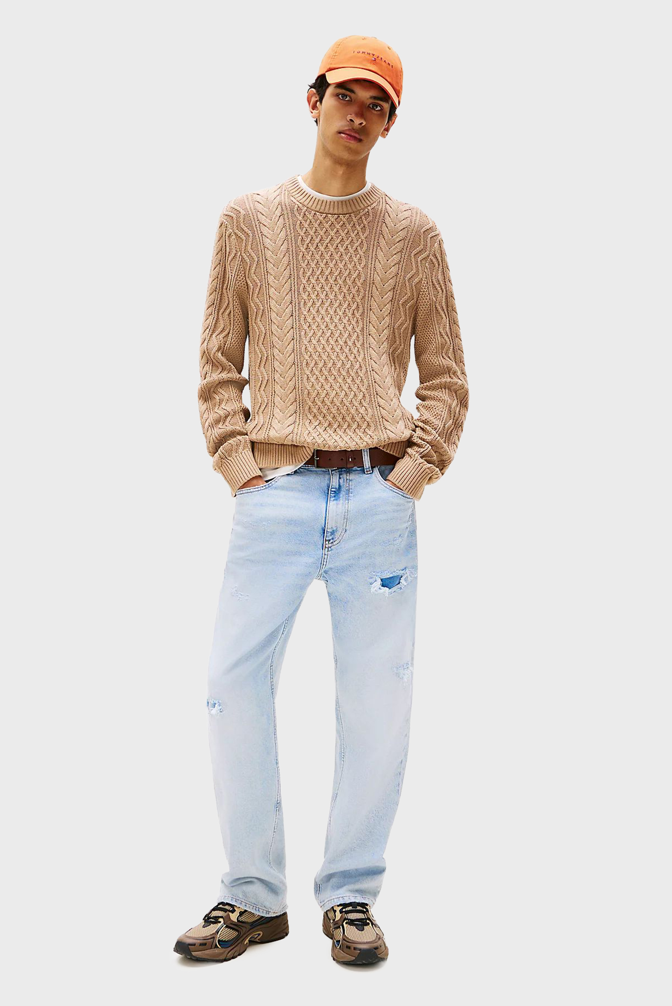 Свитер TJM SLM BADGE CABLE KNIT SWEATER 2