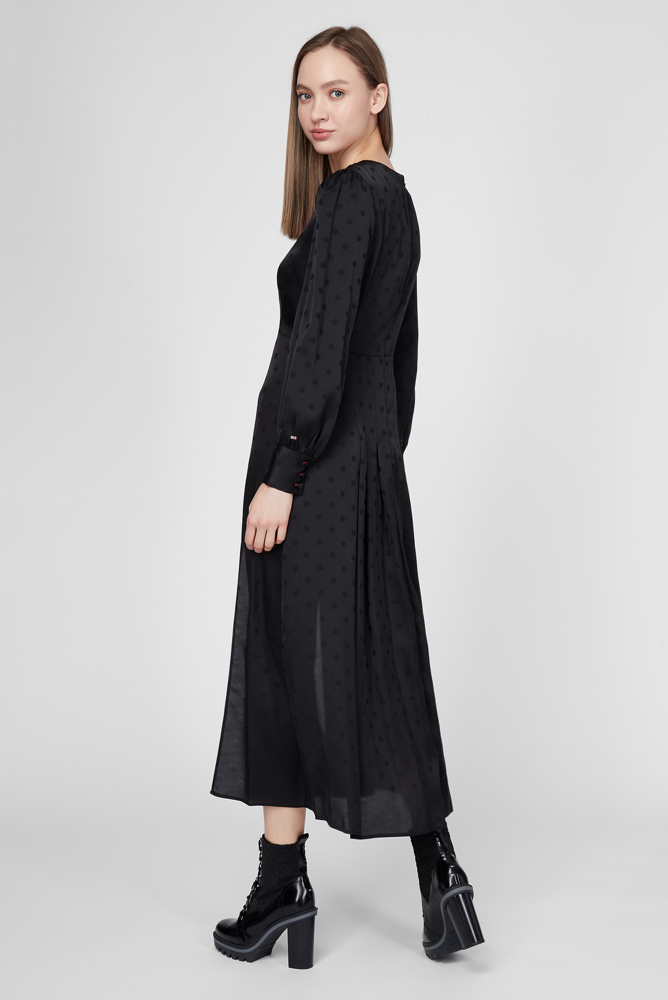 Женское черное платье POLKA DOTTommy Hilfiger Женское черное платье POLKA DOT 4