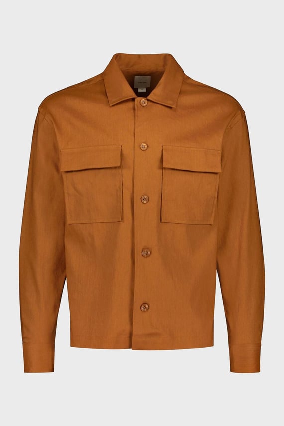 Рубашка LINEN LYOCELL STRETCH OVERSHIRT