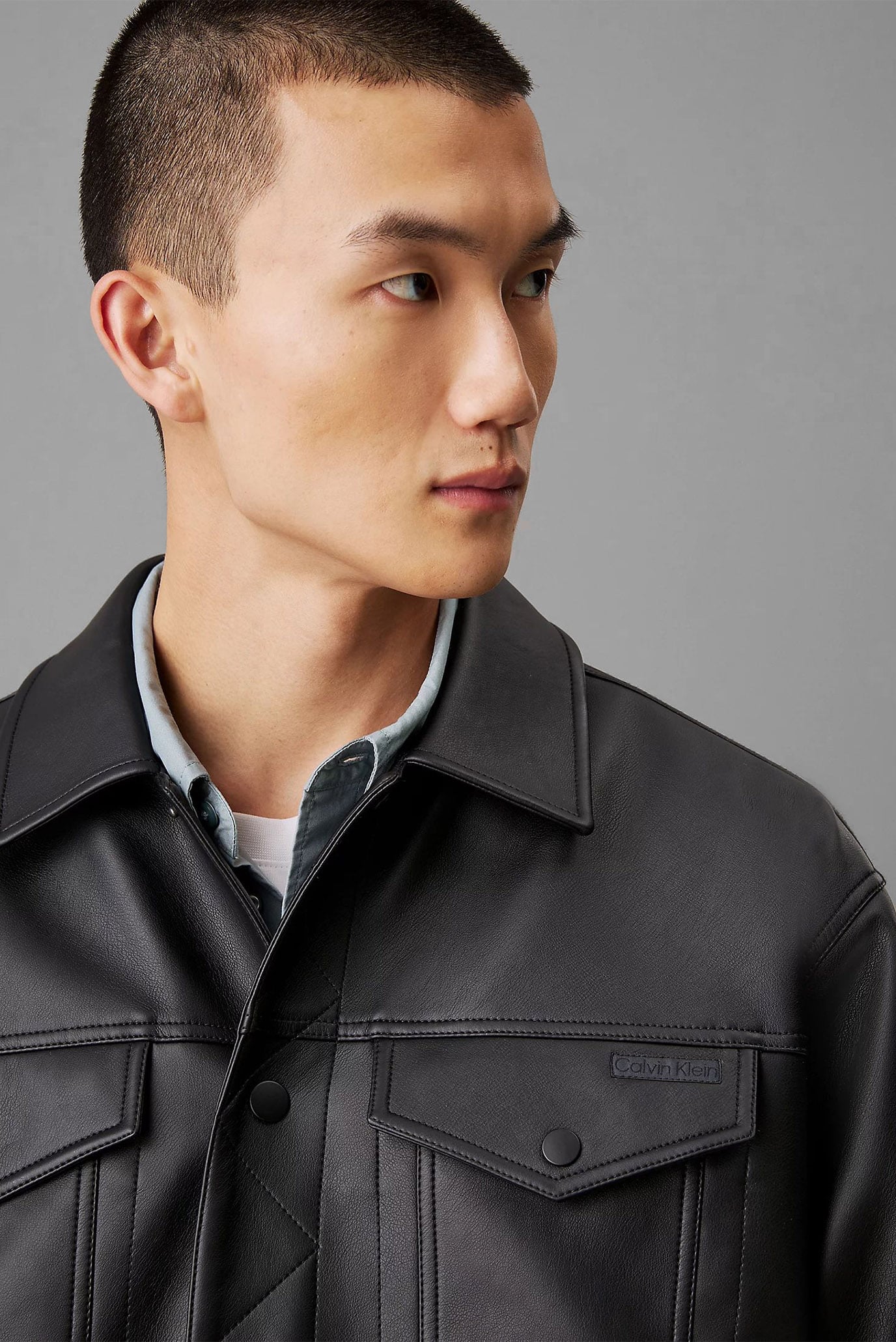 Куртка кожаная FAUX LEATHER JACKET 4