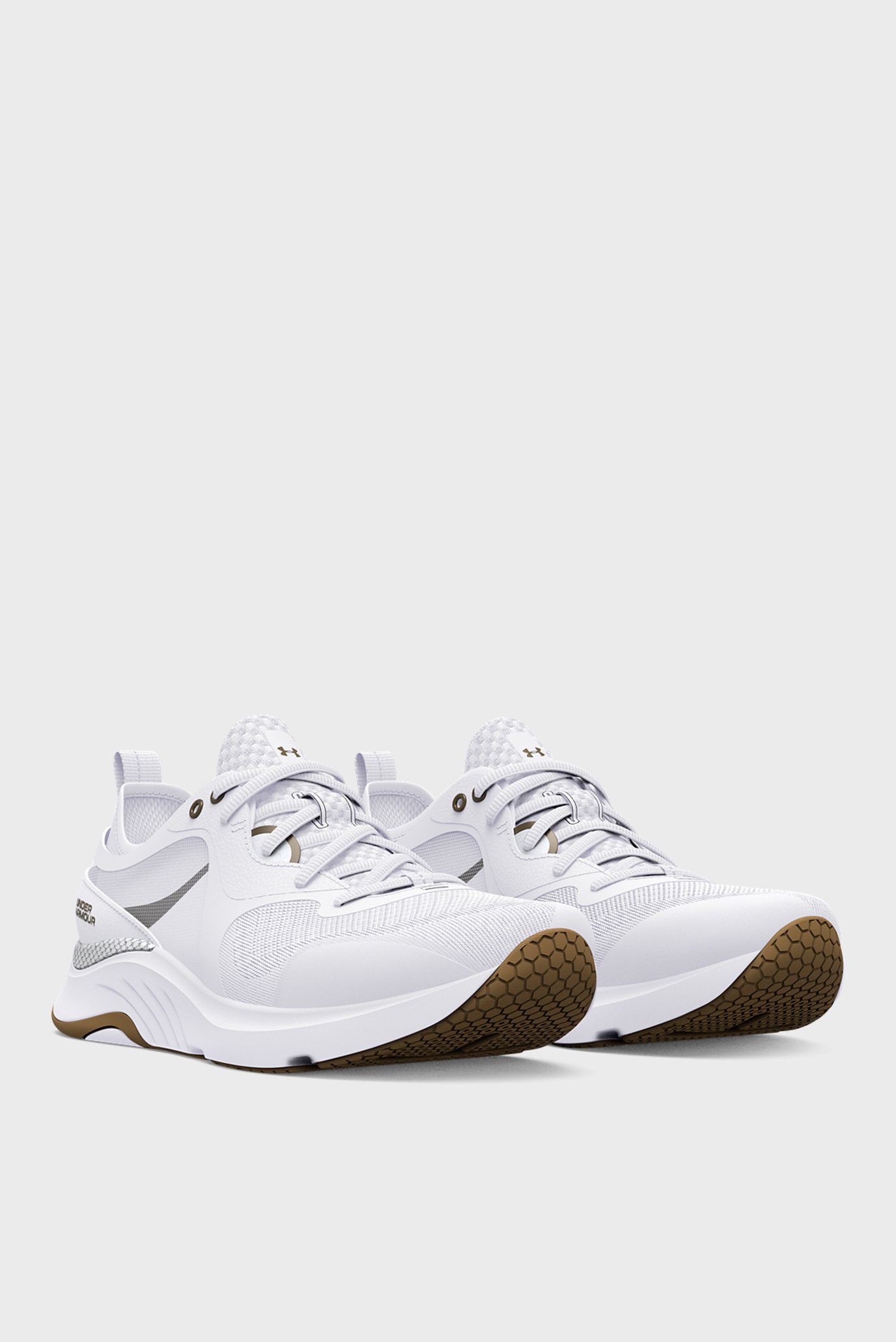 Женские белые кроссовки UA W HOVR Omnia MTLC Under Armour Женские белые кроссовки UA W HOVR Omnia MTLC 2