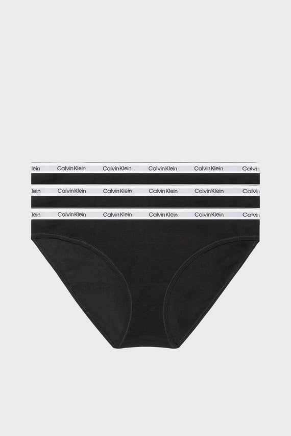 Женские черные трусики (3 шт) BIKINI 3PK