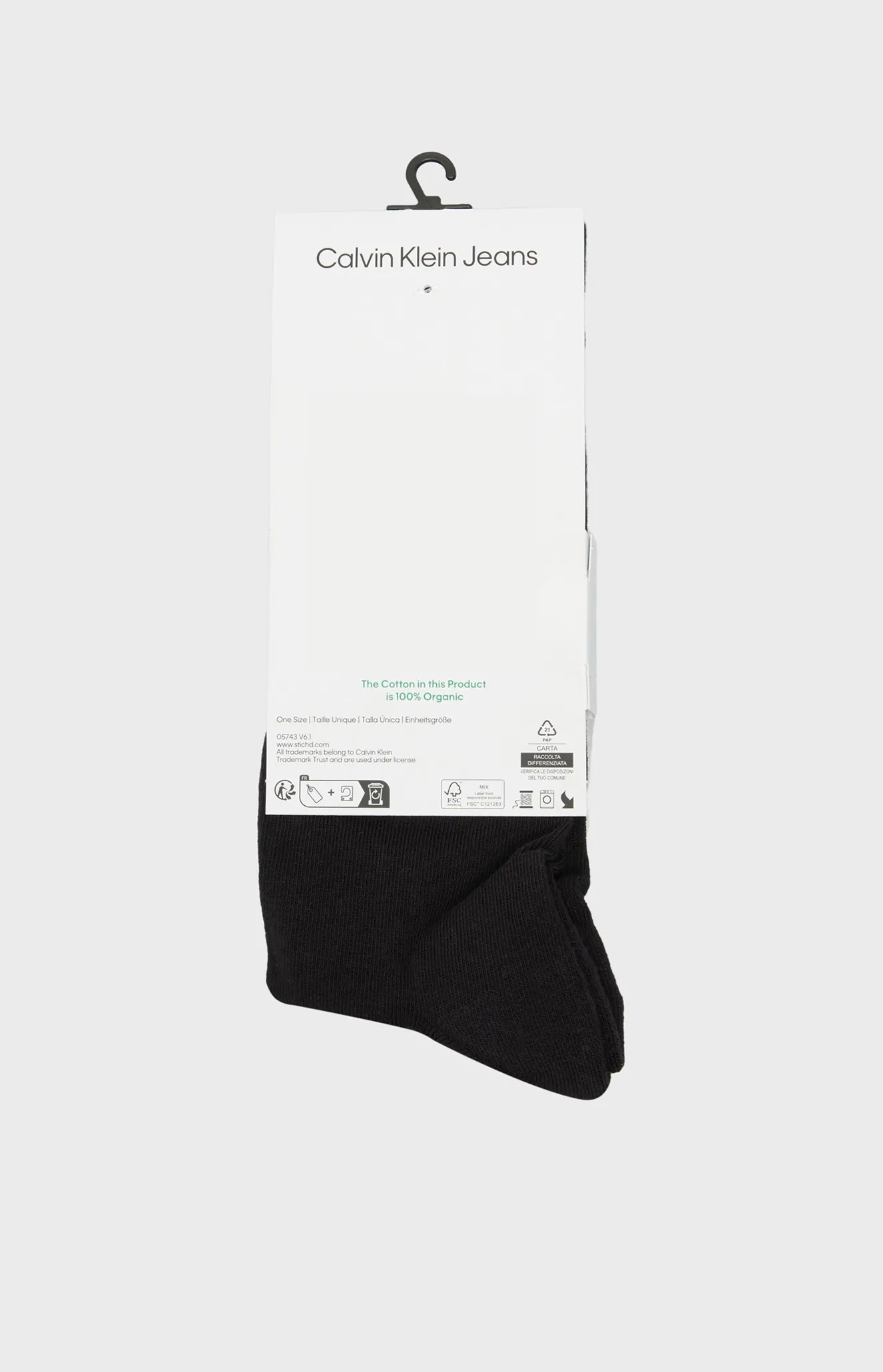 Носки CKJ MEN SOCK 2P SCATTERED LOGO 2