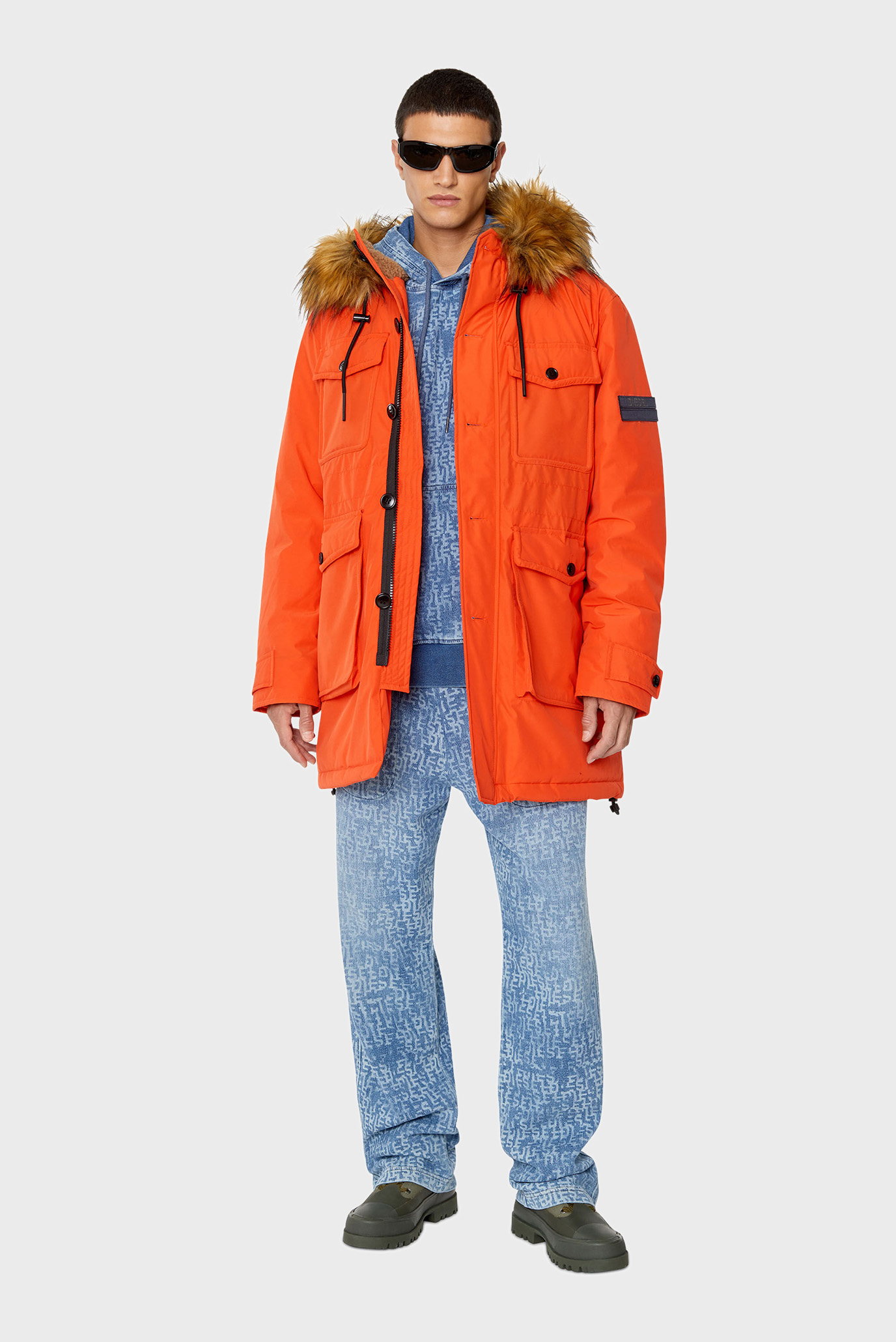 Мужская оранжевая парка W-JORG-NW 6