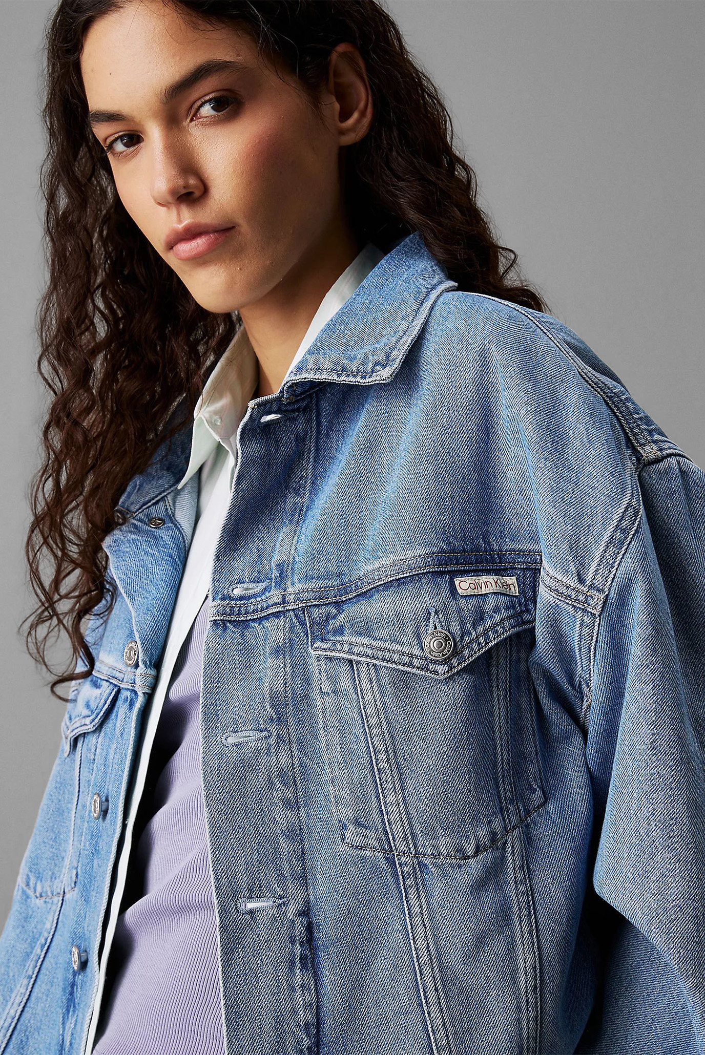 Куртка джинсовая BOXY DENIM JACKETCalvin Klein Jeans Куртка джинсовая BOXY DENIM JACKET 4