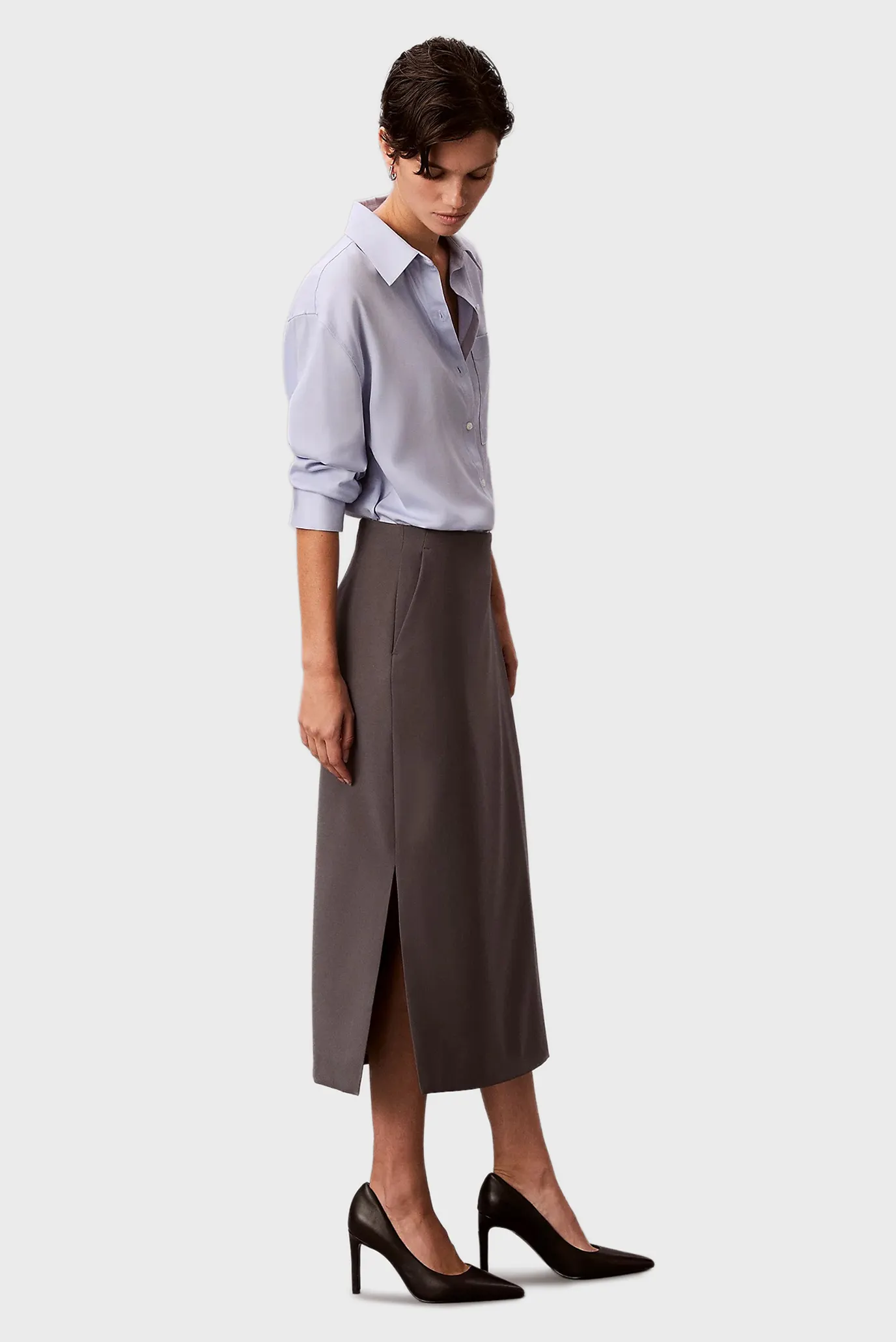 Юбка STRETCH SUITING MIDI SKIRT 2
