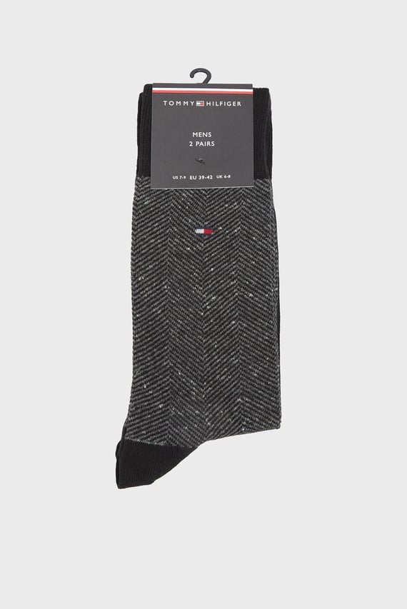 Носки TH MEN SOCK 2P NAPPY HERRINGBONE Tommy Hilfiger