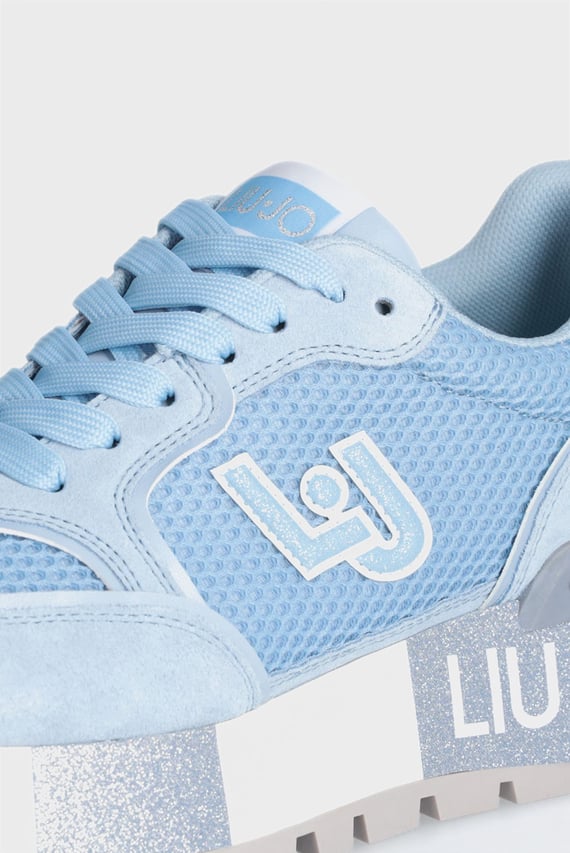 Кроссовки AMAZING 25 - SNEAKER COW SUEDE NET LIGHT BLUE