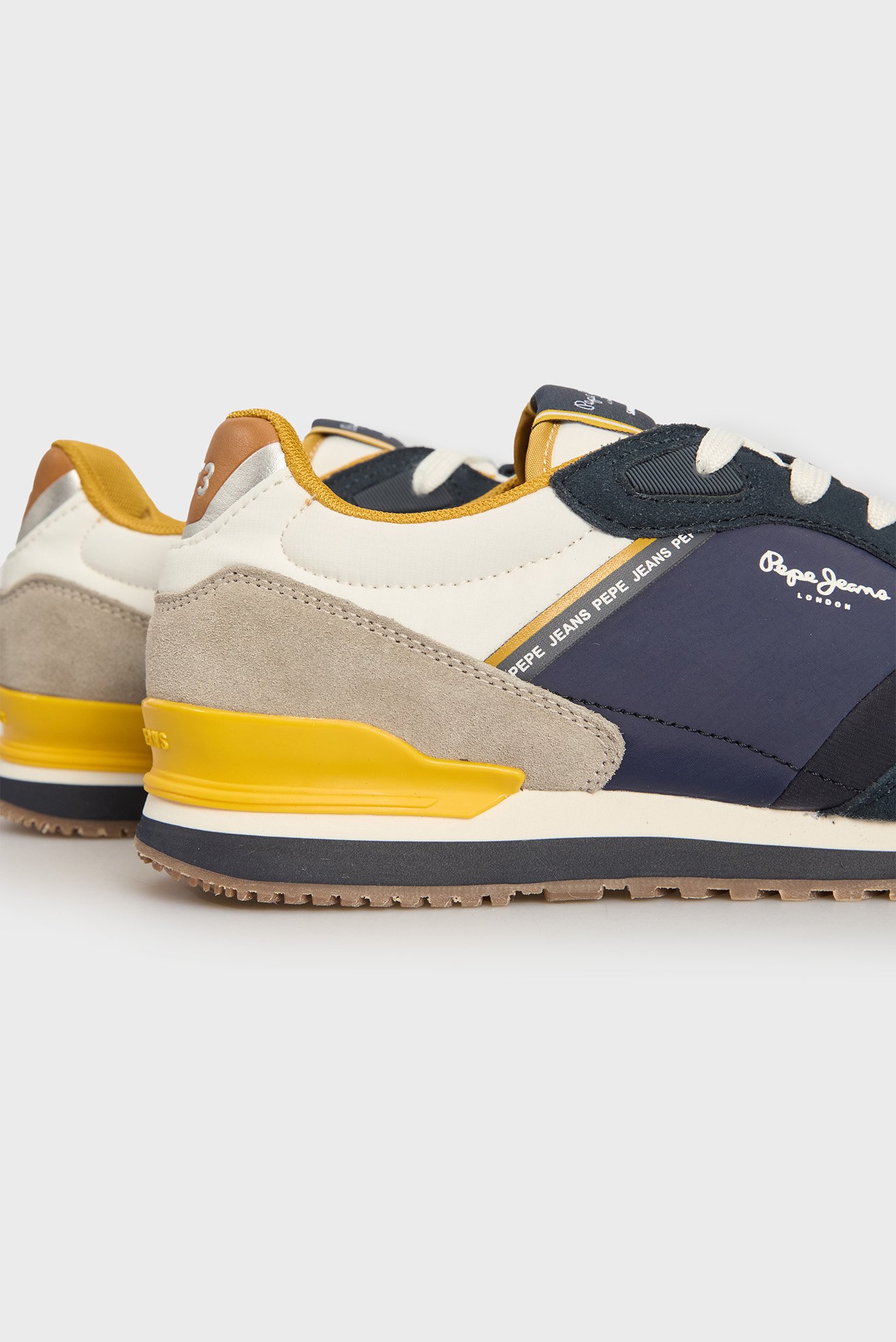 Мужские темно-синие кроссовки LONDON MUSE MPepe Jeans Мужские темно-синие кроссовки LONDON MUSE M 2