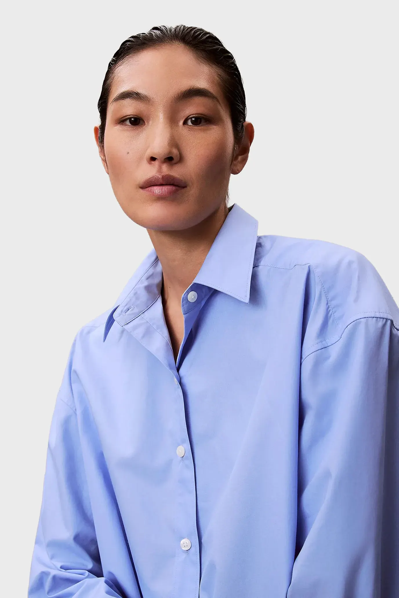 Рубашка Crisp Poplin Oversized Cropped S 5