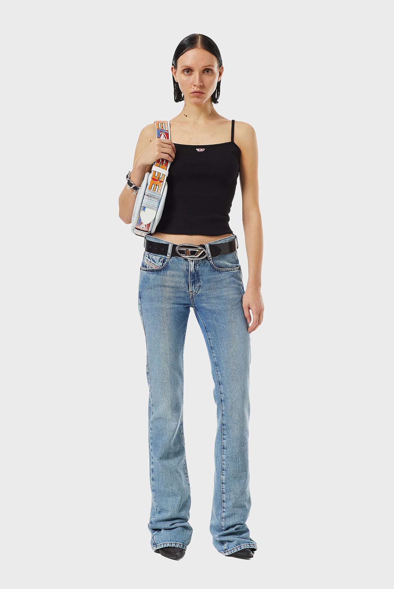 Женские голубые джинсы 1969 D-EBBEY 2