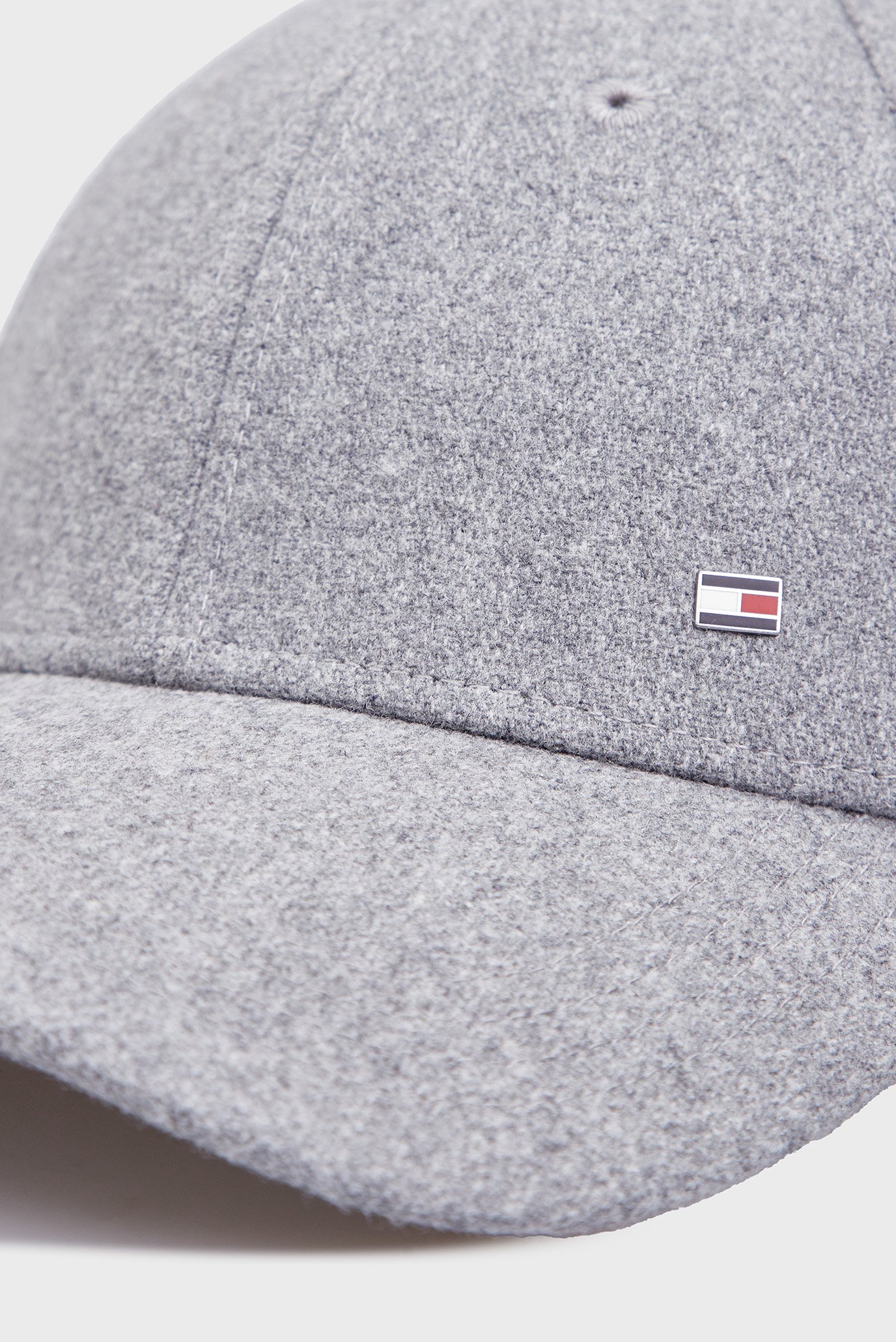 Мужская серая кепка TH CORP LOVE MELTON 6 PANEL CAP 4