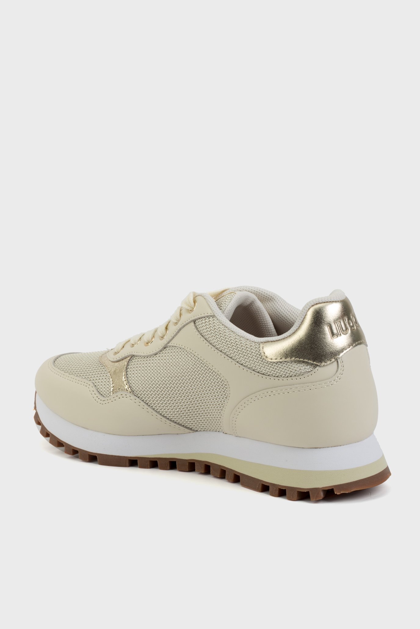 Кроссовки LIU JO WONDER 39 - SNEAKER CALF LEATHER MESH IVORY 3