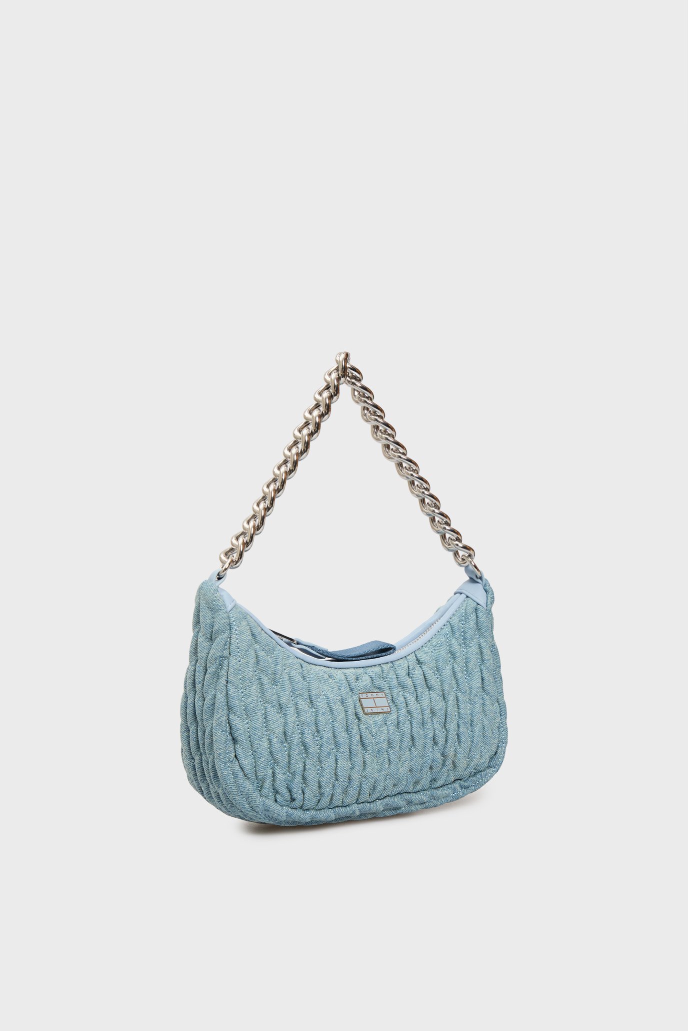 Женская голубая джинсовая сумка ICONIC SHOULDER DENIMTommy Jeans Женская голубая джинсовая сумка ICONIC SHOULDER DENIM 3