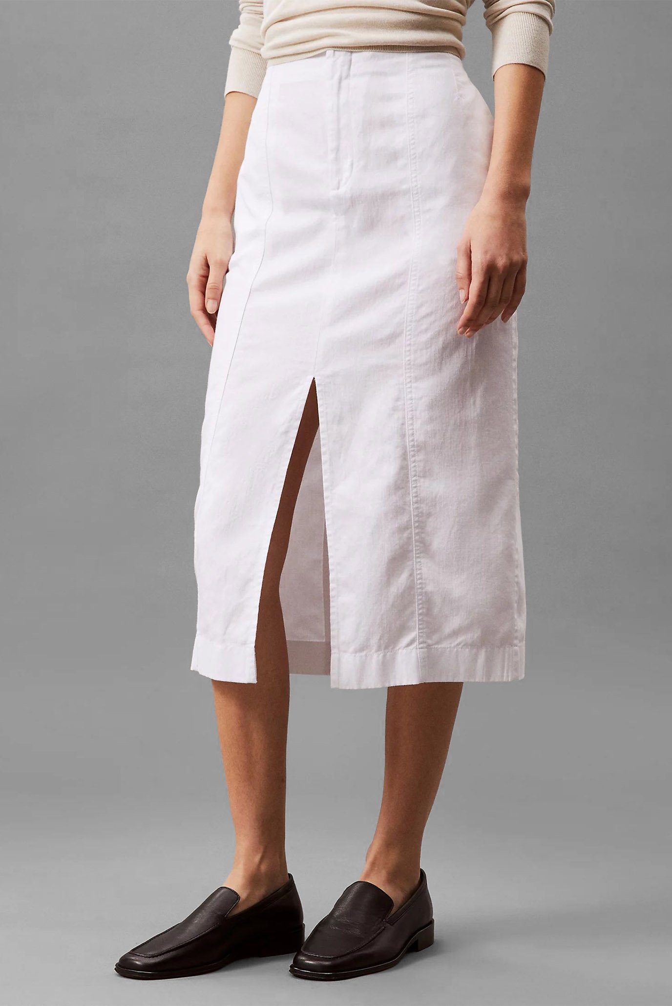 Юбка SOFT LINEN MIDI SKIRT 1
