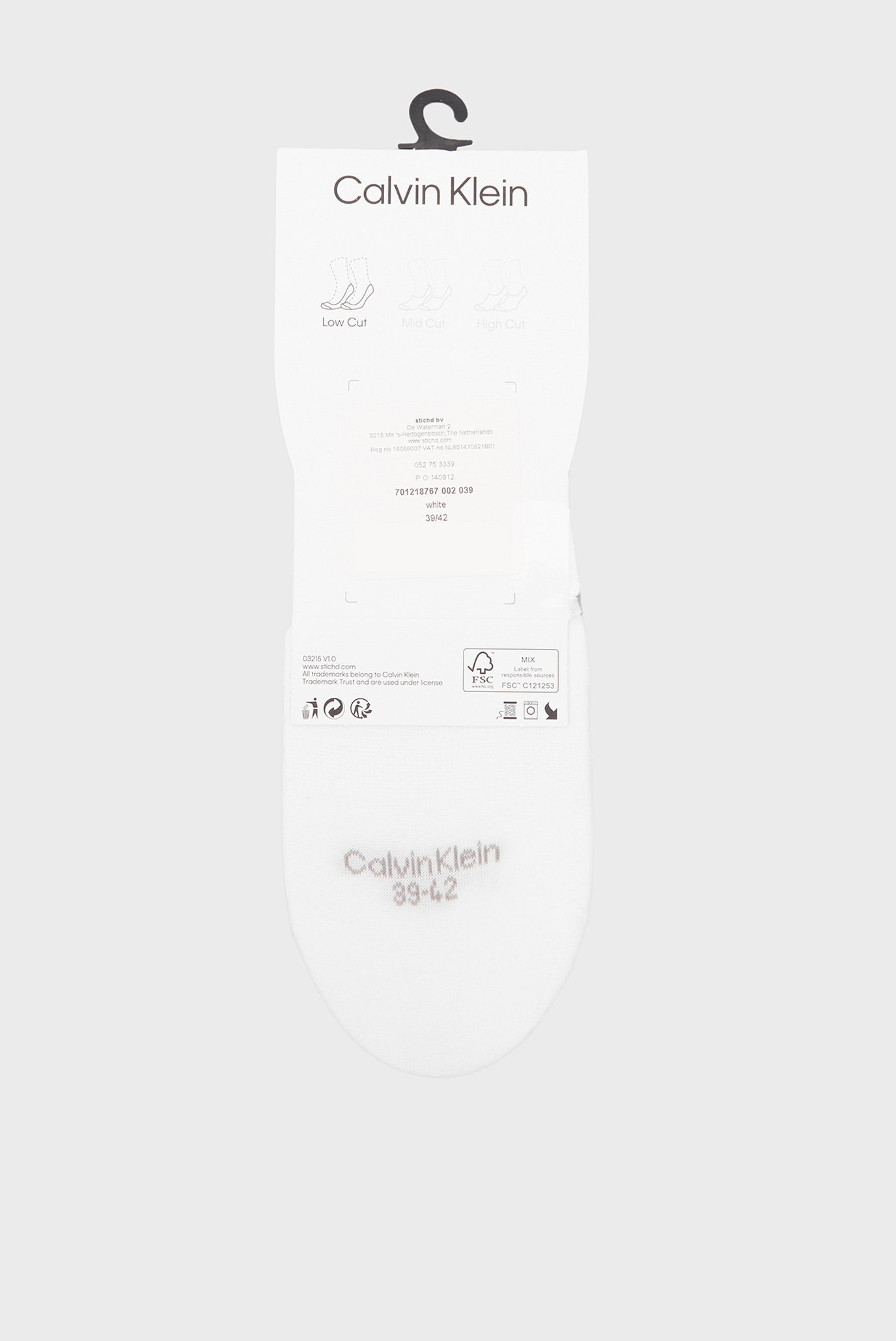 Следы CK WOMEN FOOTIE LOW CUT 2P 4