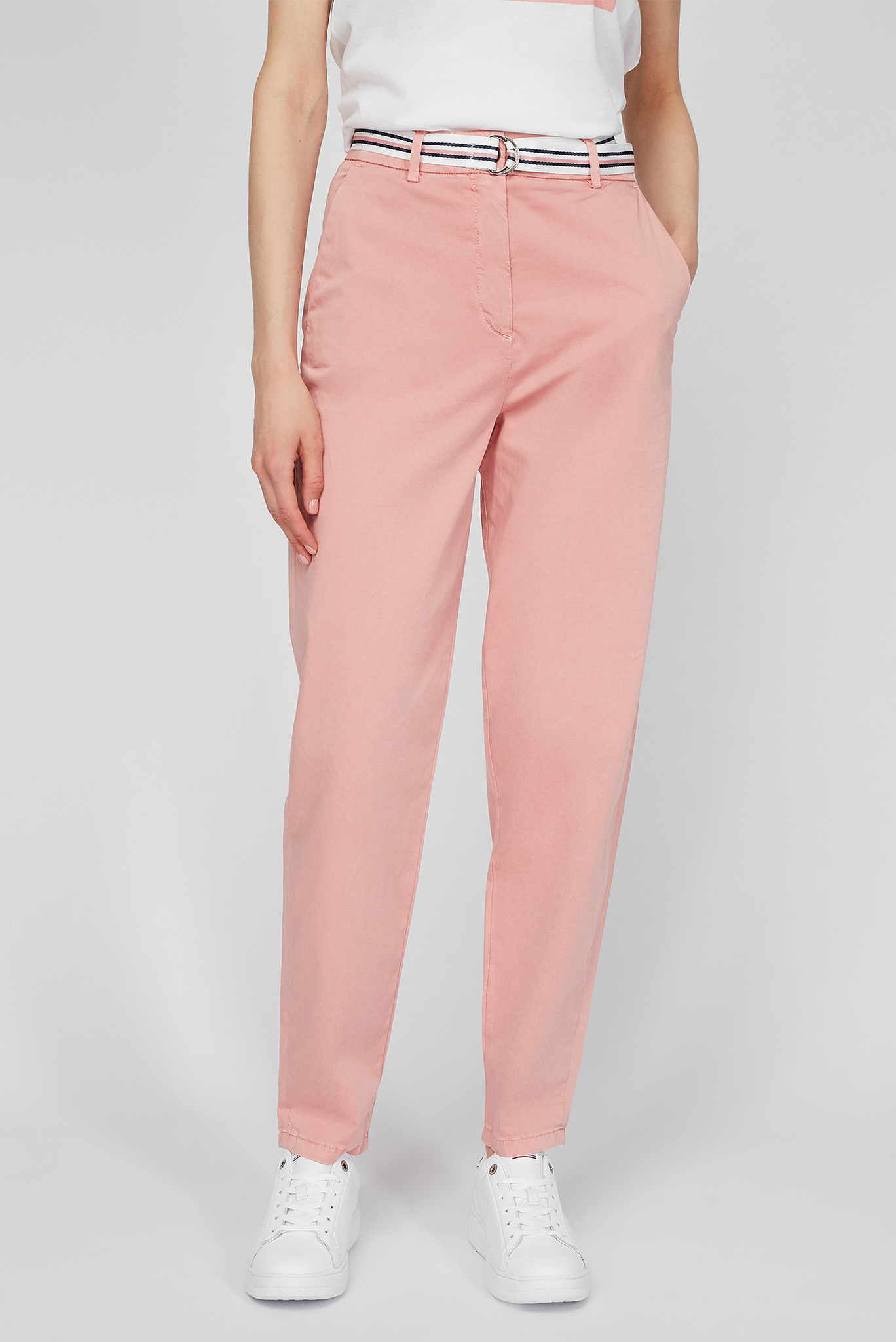 Женские розовые брюки CO MODERN TAPERED CHINO 1