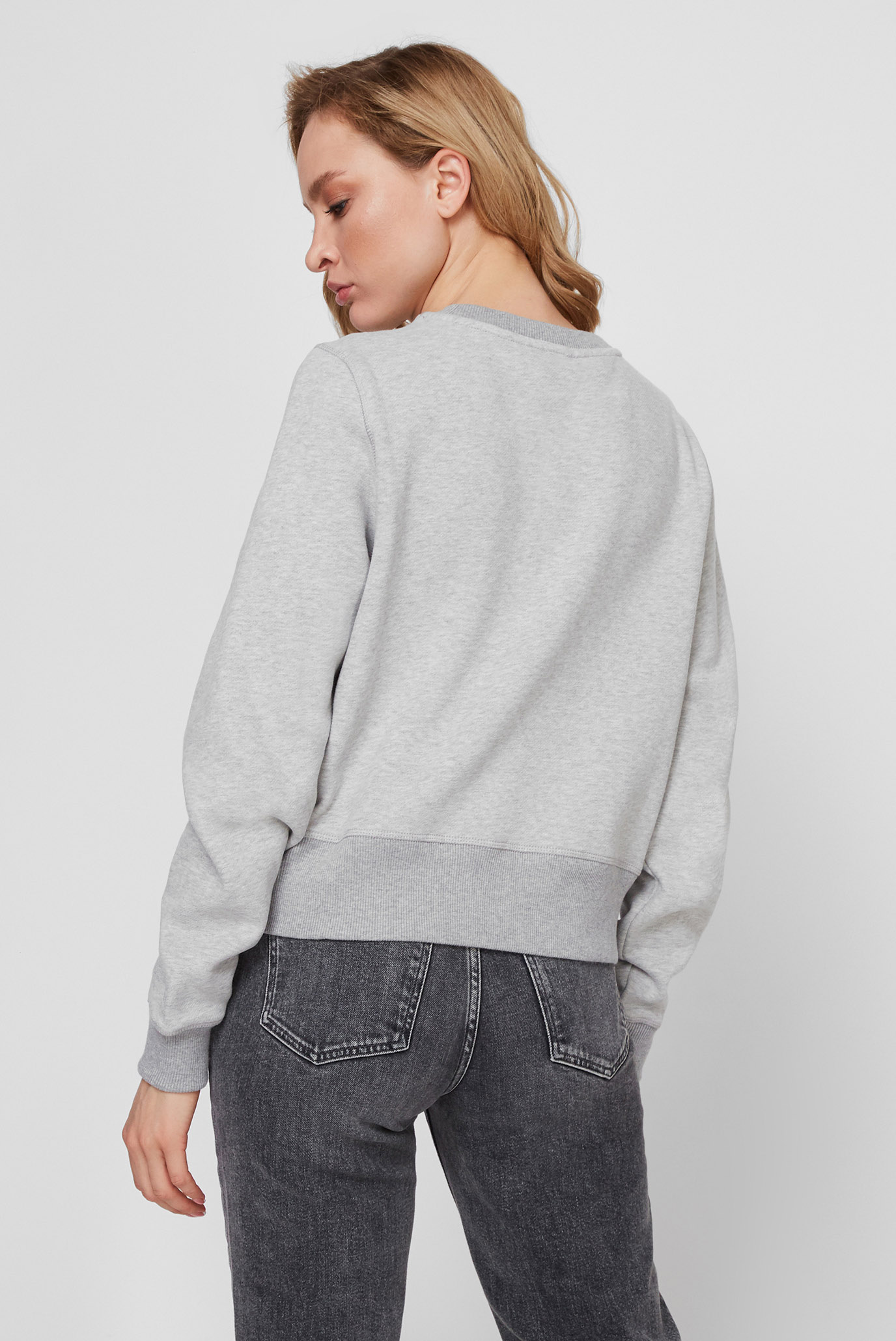 Женский серый свитшот ICON REGULAR C-NK 10