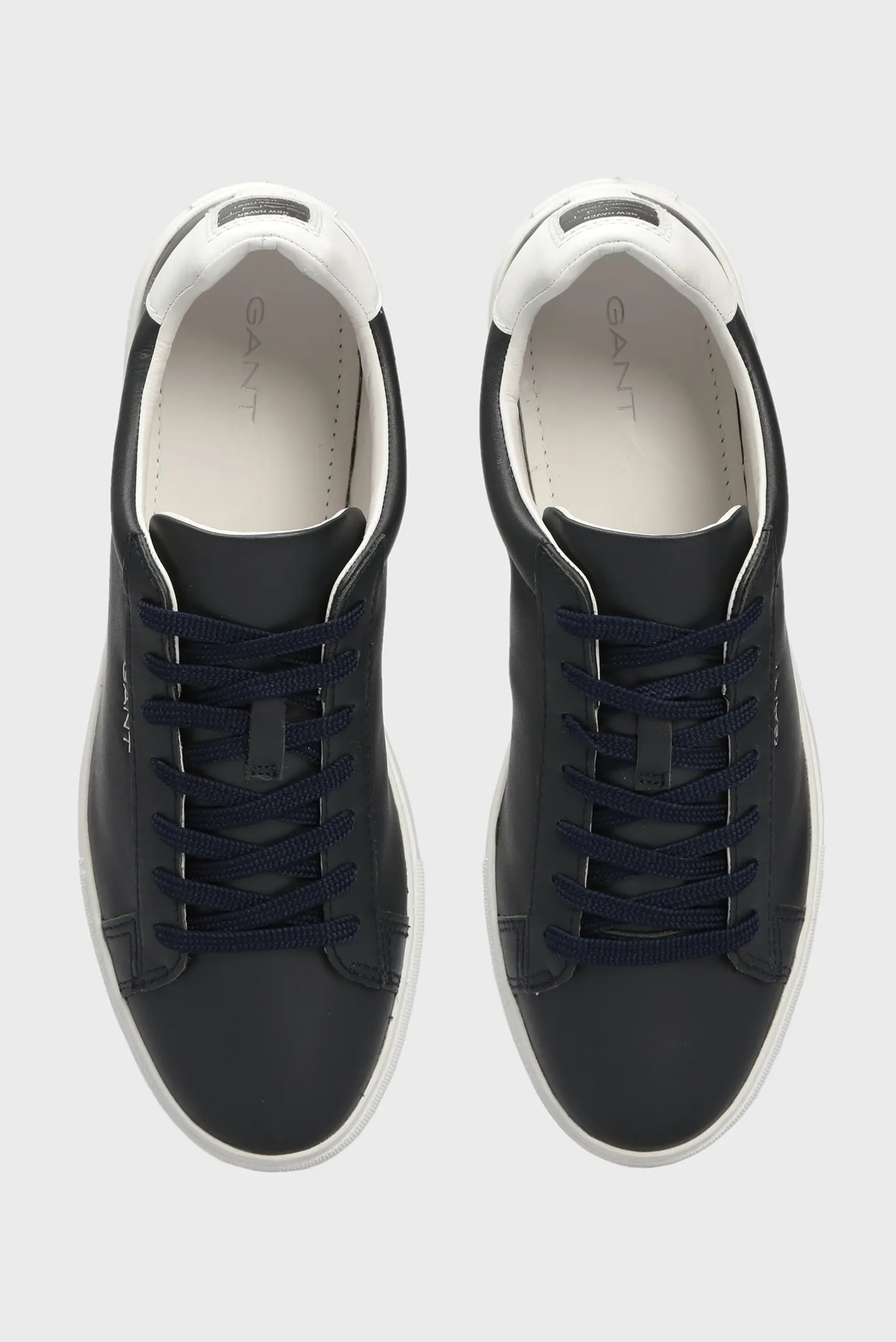 Мужские темно-синие кожаные кеды DENVER 3