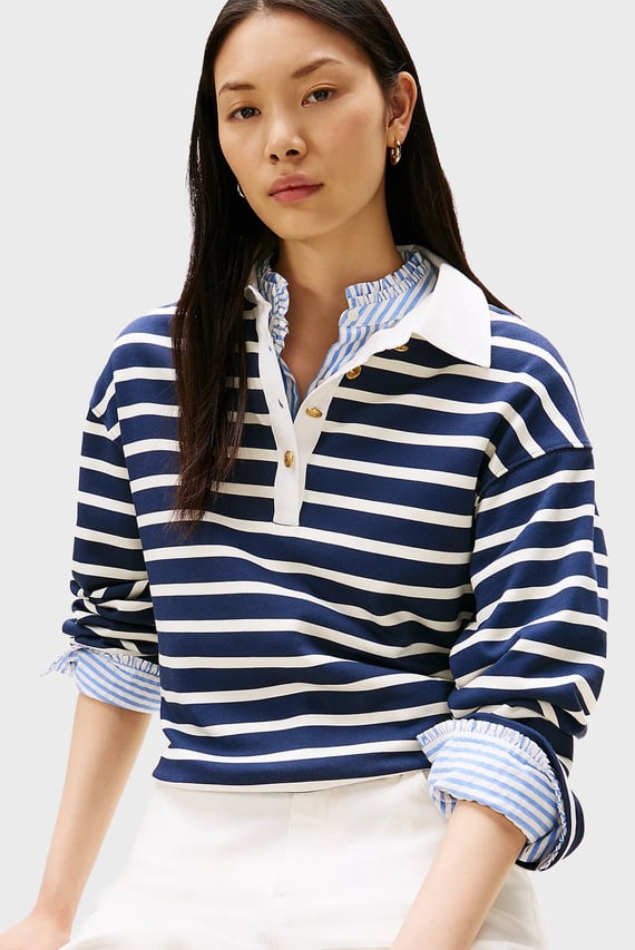 Свитшот GOLD BUTTON RUGBY TERRY SWTSHRT