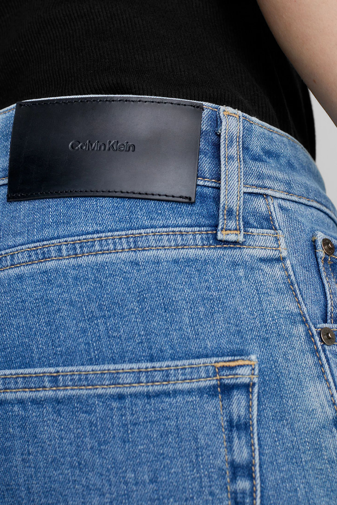 Мужские синие джинсы TAPERED MID BLUE 4