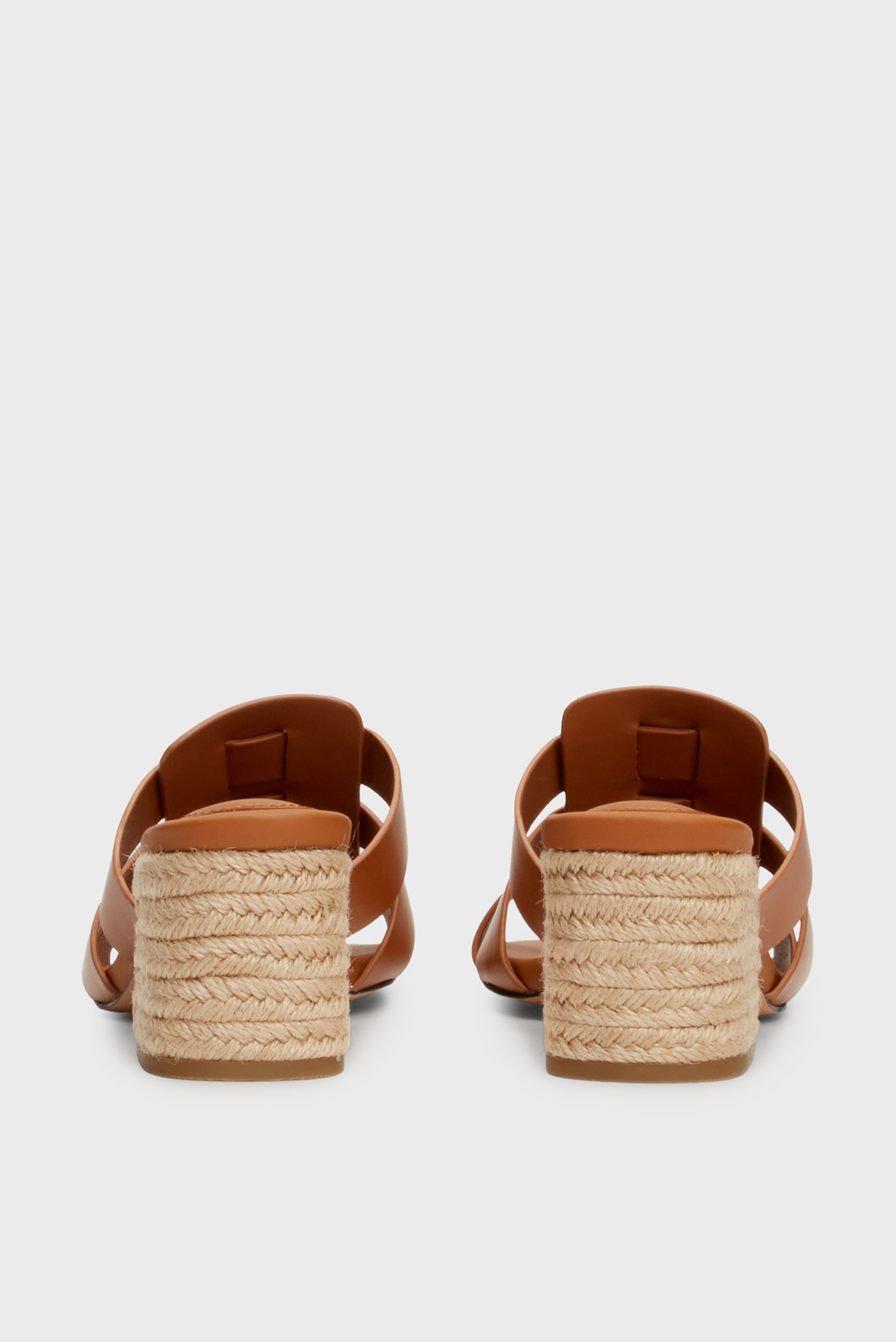 Босоножки BLOCK MID HEEL LEATHER SANDAL 3