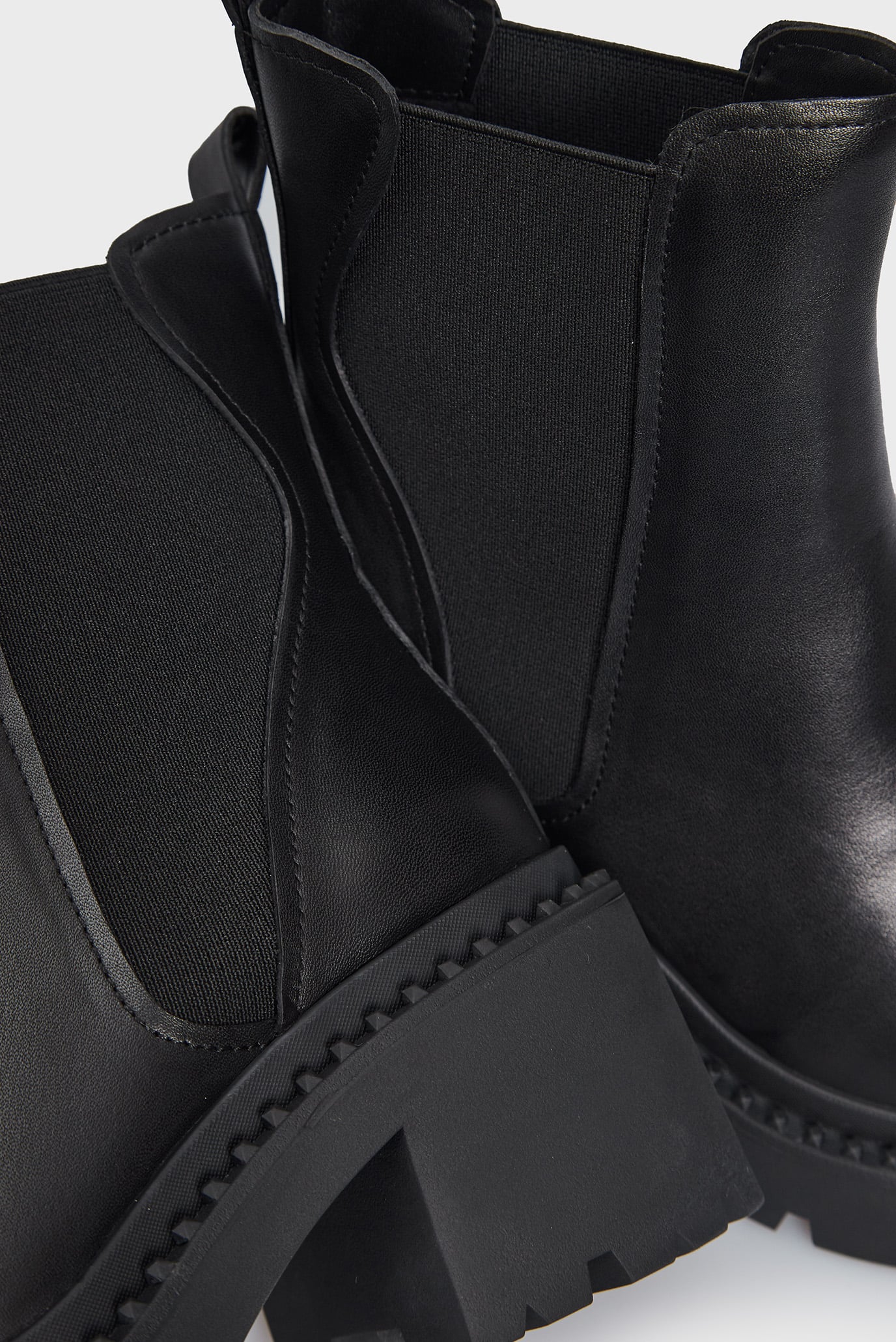 Женские черные кожаные челси Gasteria 3