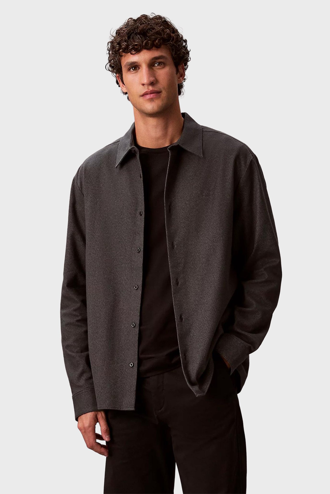 Рубашка LS MELANGE FLANNEL EASY SHIRT 1