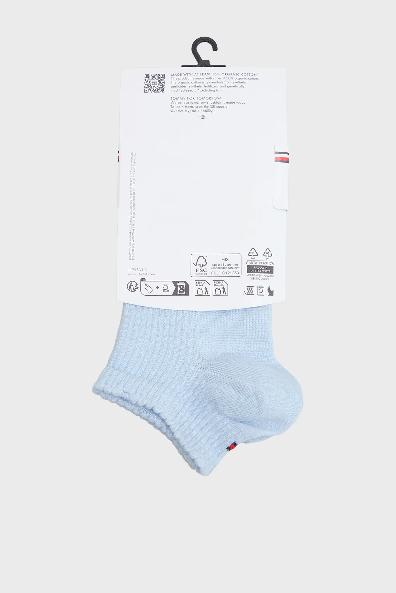 Носки TH WOMEN SNEAKER 2P RIB STRIPE 3