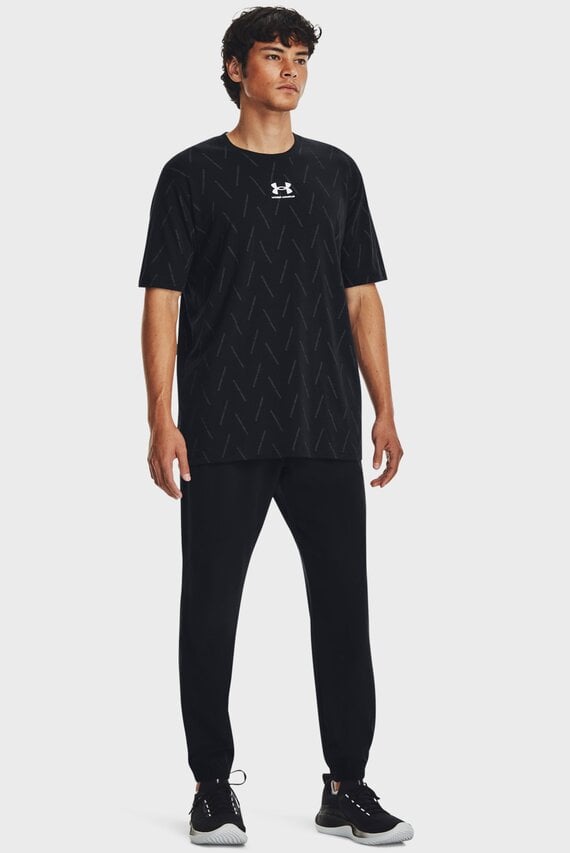 Мужские черные спортивные брюки UA Stretch Woven Joggers