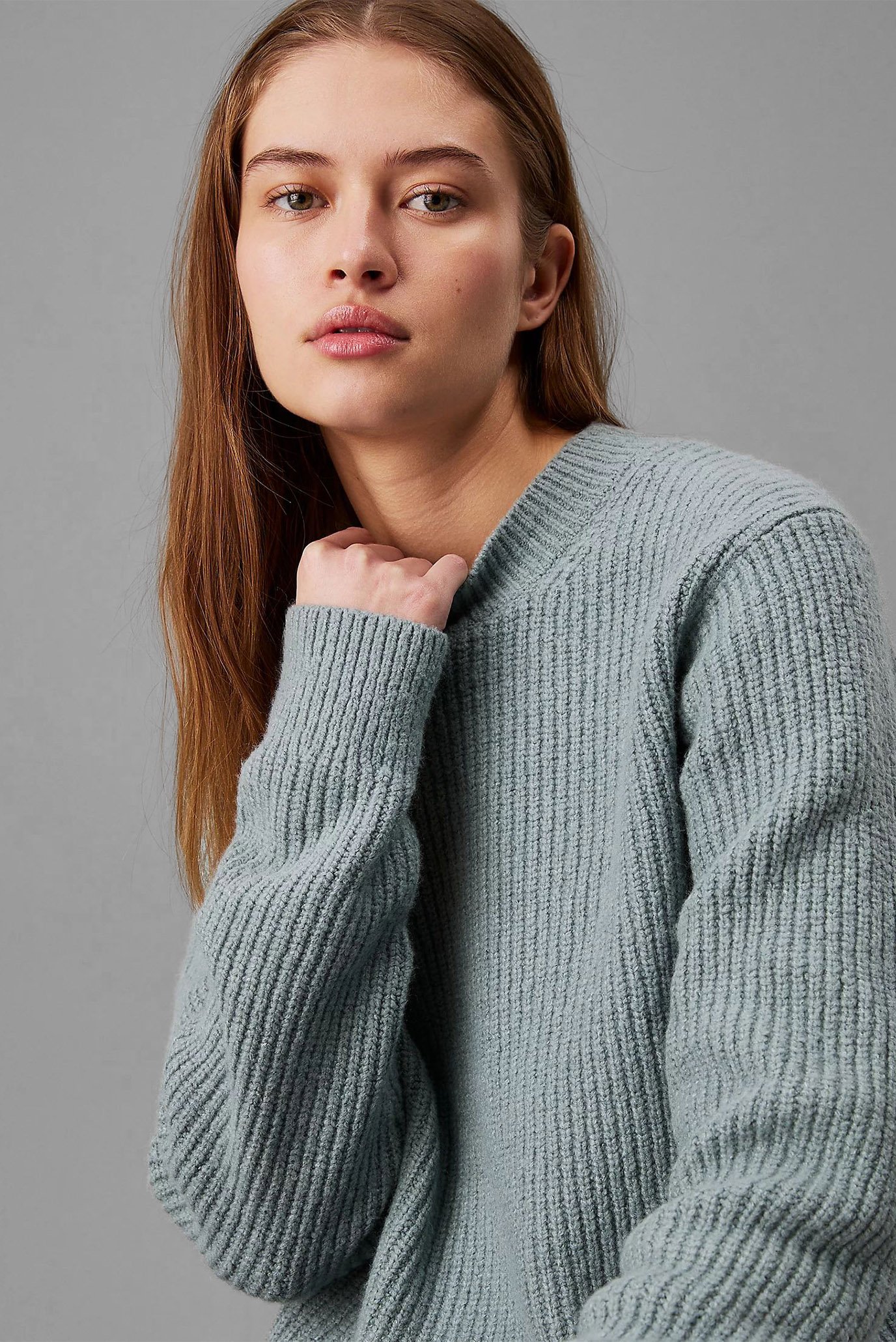 Свитер BOUCLE RIB C-NK RELAXED SWEATER 4