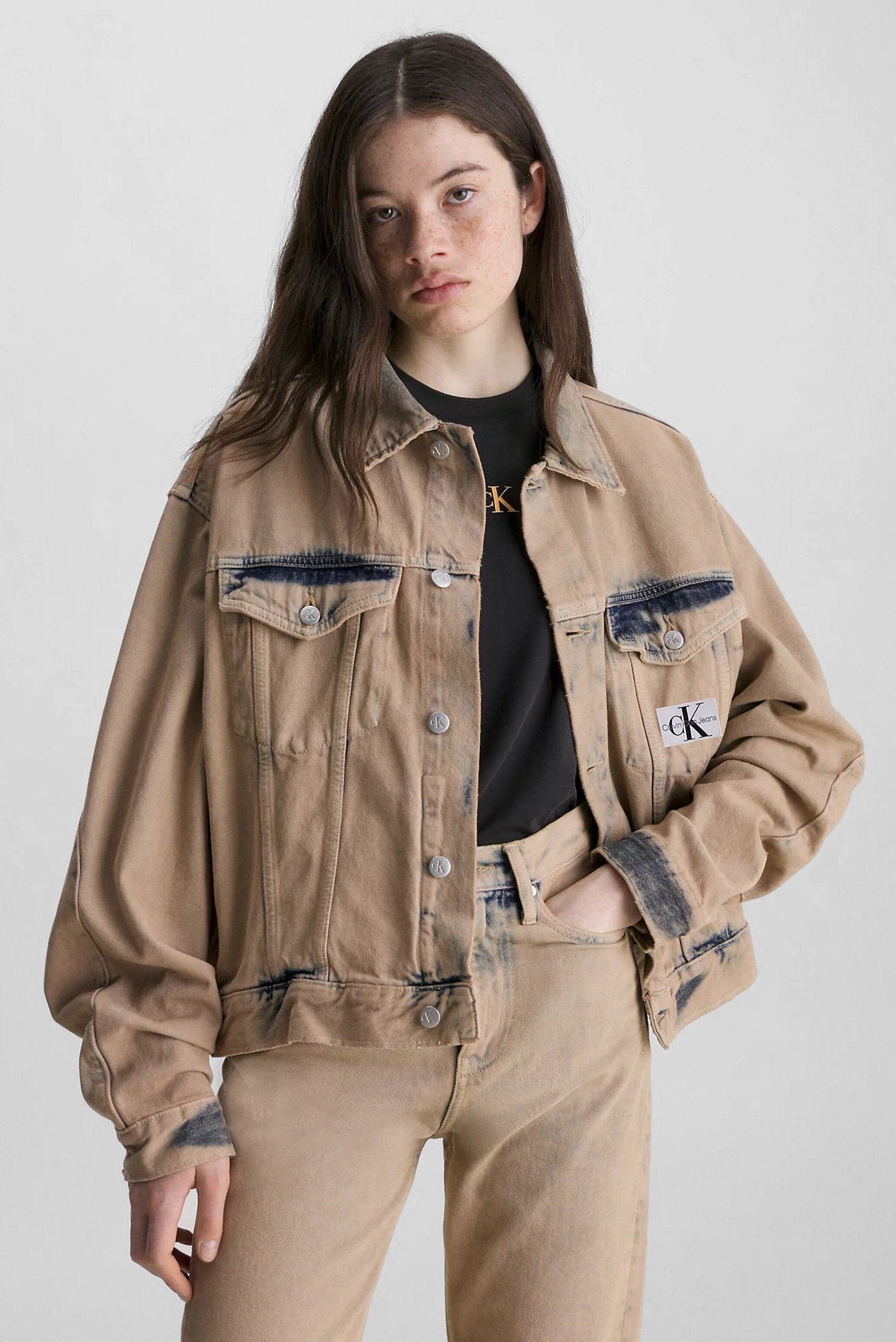 Куртка джинсовая BOXY PANEL DENIM JACKET 1