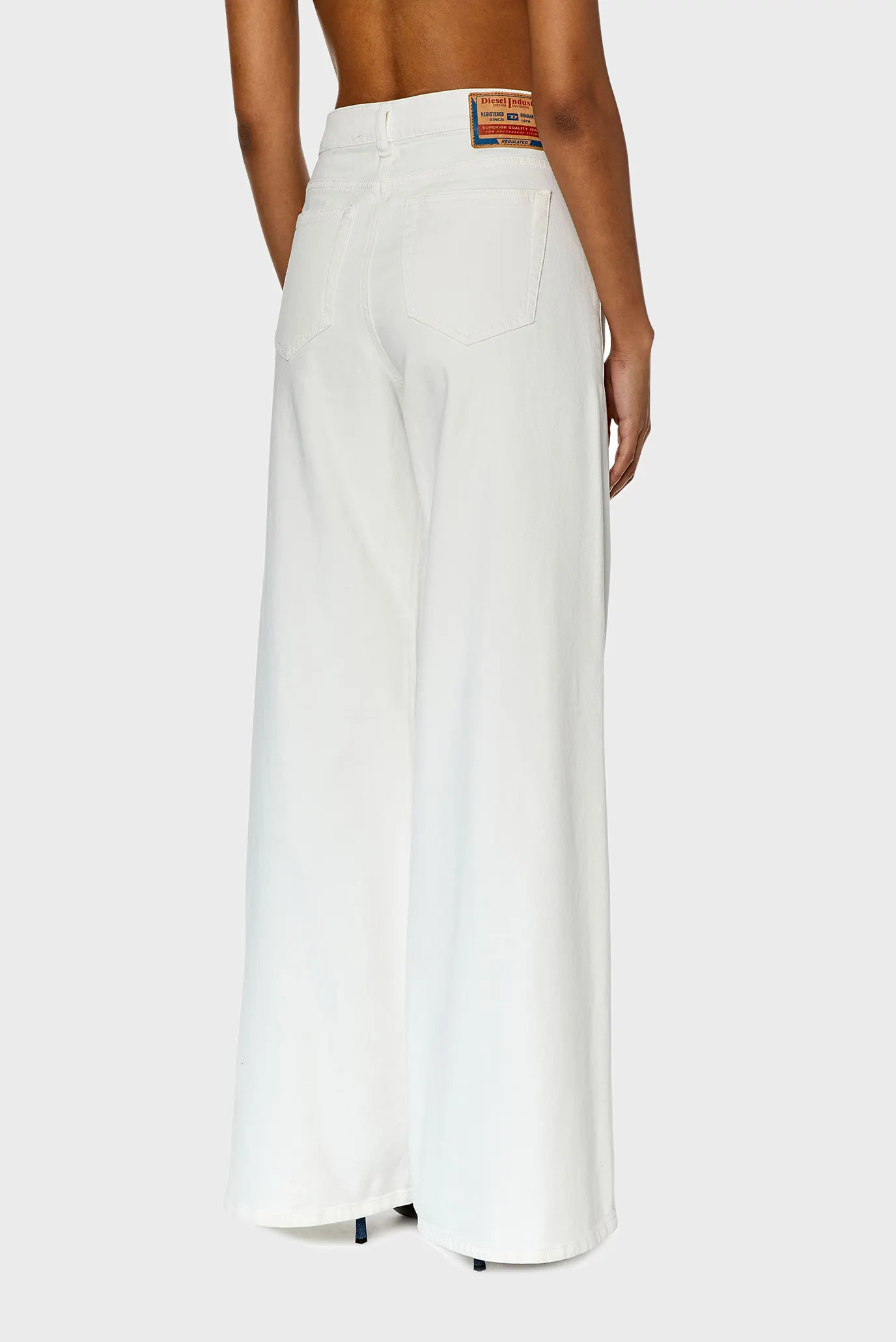 Женские белые джинсы 1978 L.32 6