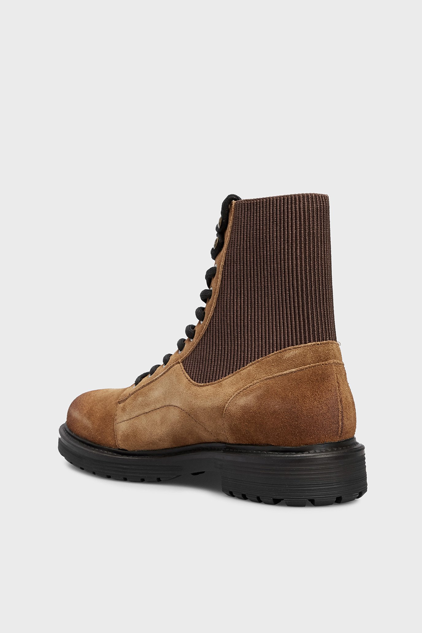 Женские коричневые замшевые ботинки ALABHAMA   D-ALABHAMA 8