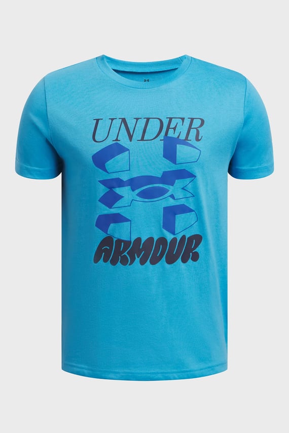 Футболка UA B SPLIT BIG LOGO SS-BLU