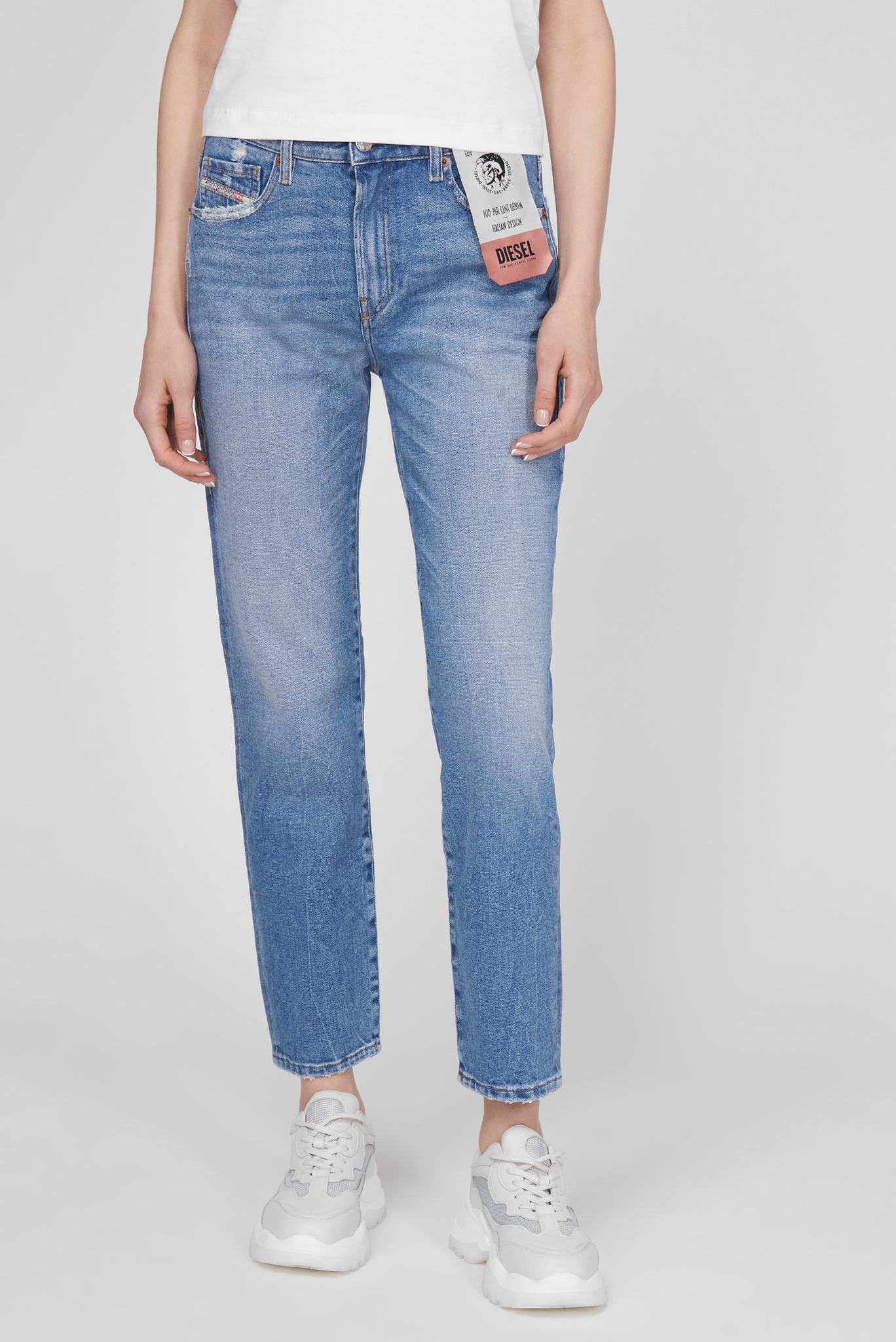 Женские голубые джинсы D-JOY 1