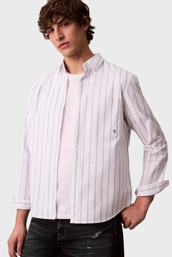 Рубашка LS STRIPE OXFORD CLASSIC SHIRT Calvin Klein Jeans