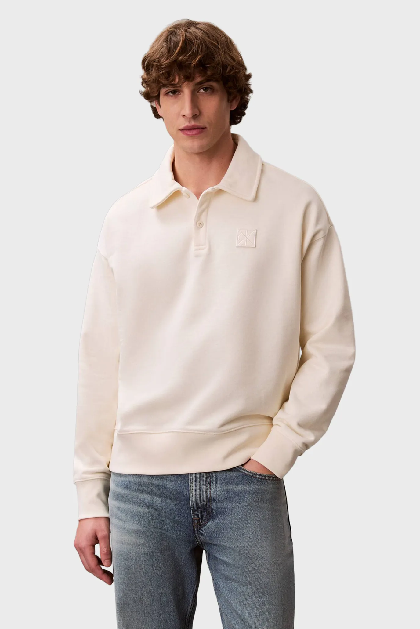 Свитшот LS HVY WEIGHT TERRY CK EMBLEM PO 1