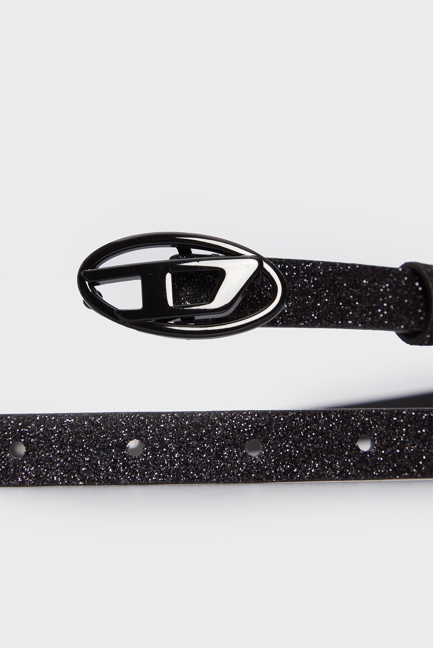 Женский черный ремень OVAL D LOGO B-1DR 15 BELT 2