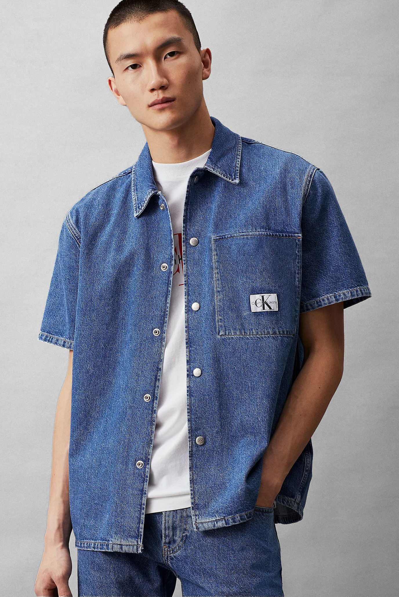 Рубашка/CAMP DENIM SHIRT 1