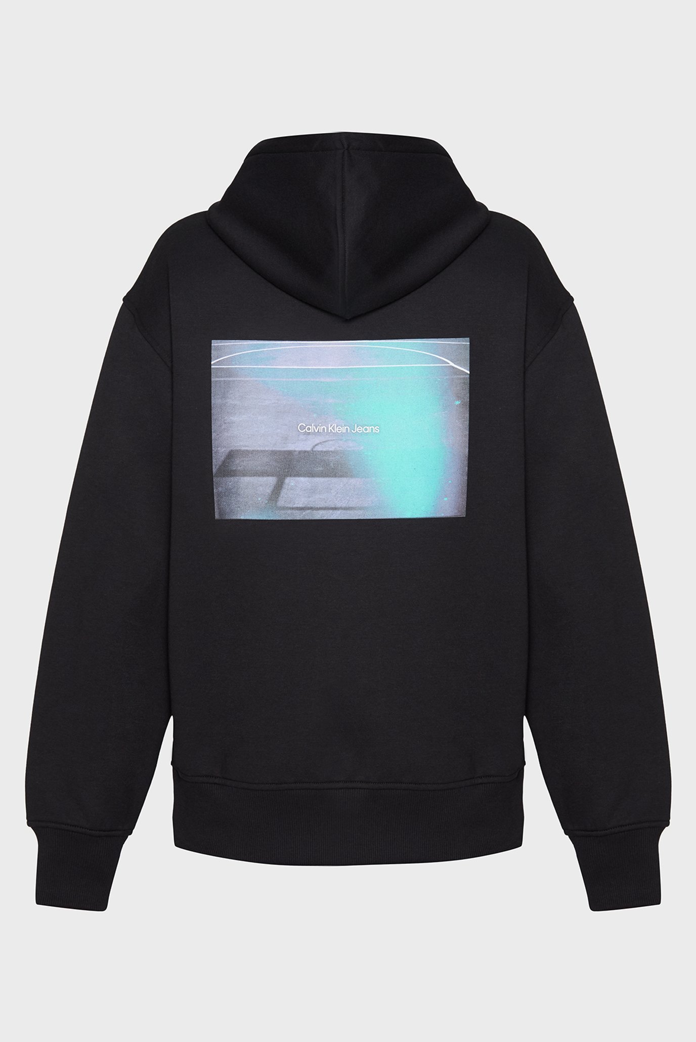 Мужское черное худи BASKETBALL COURT GRAPHIC HOODIE 2