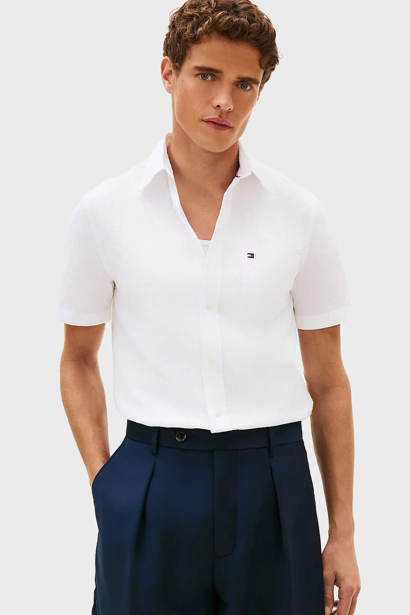 Рубашка с коротким рукавом SEERSUCKER SOLID SS RF  SHIRT 1