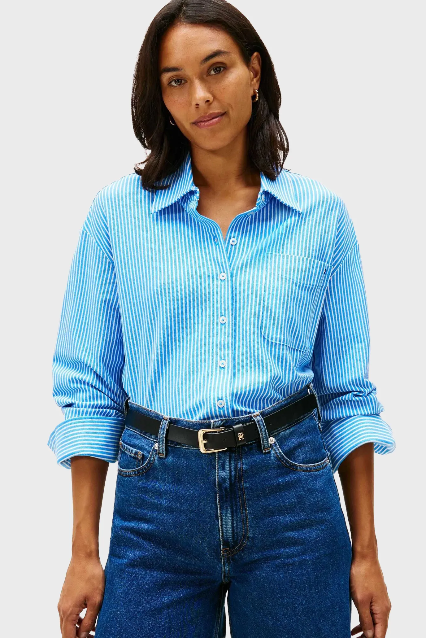 Рубашка PIQUE STRIPE RLX SHIRT 1